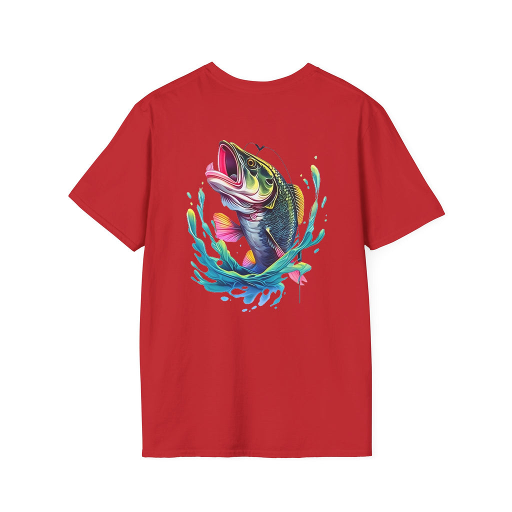 Patriotic Fishing Tshirt, American Flag Tee, 4th of July Shirt, USA Independence Day Top, Patriotic Graphic Tee, Unisex Patriotic