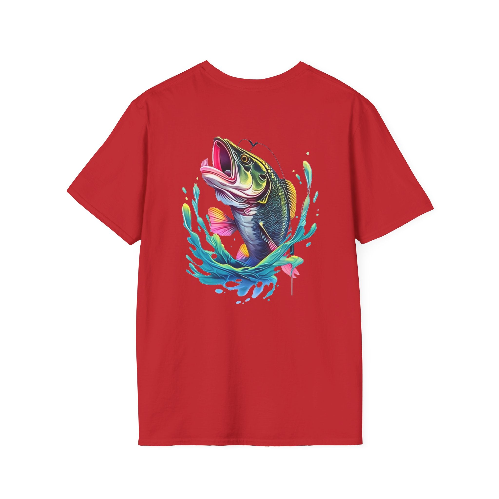 Patriotic Fishing Tshirt, American Flag Tee, 4th of July Shirt, USA Independence Day Top, Patriotic Graphic Tee, Unisex Patriotic
