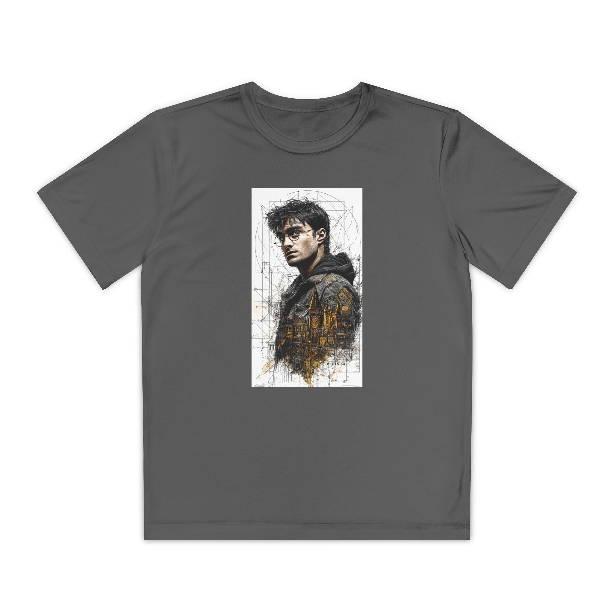 Youth Competitor Tee - Harry Potter, Wizard School Shirt, Magical Kids Top, Hogwarts Fan Gift, Sorcerer's Stone T-Shirt