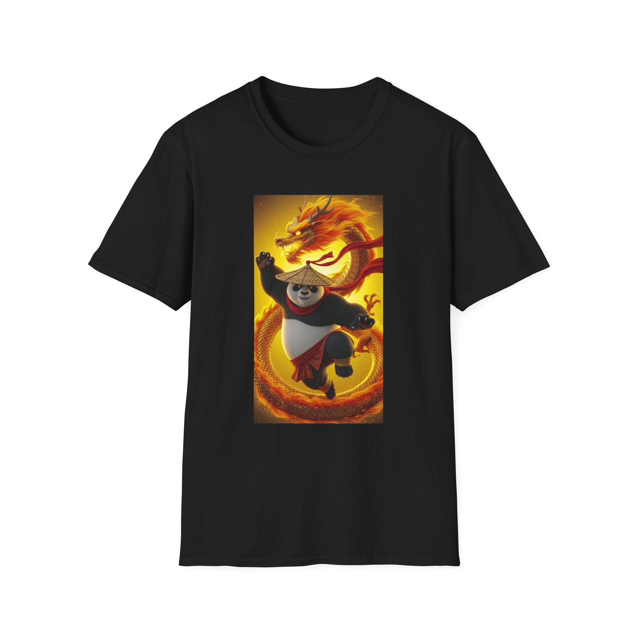 Kung Fu Panda Unisex Softstyle T-Shirt, DreamWorks Animation Youth Competitor Tee, Graphic Tee, Movie Fan Gift, Cult Classic Shirt, Comfy