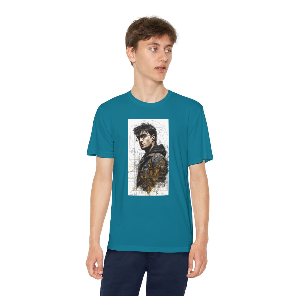 Youth Competitor Tee - Harry Potter, Wizard School Shirt, Magical Kids Top, Hogwarts Fan Gift, Sorcerer's Stone T-Shirt