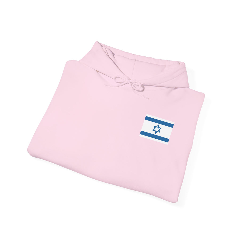 Isreal Flag And Map ~ Rebel Spirit Unisex Hoodie
