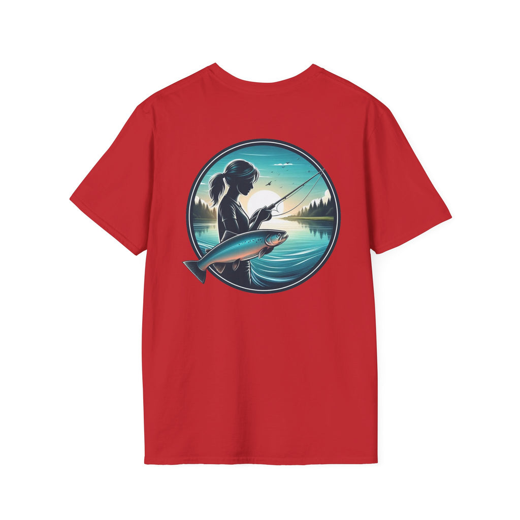 Patriotic Fishing t-shirt, American Flag Tee, 4th of July Shirt, USA Independence Day Top, Patriotic Graphic Tee, Unisex Patriotic