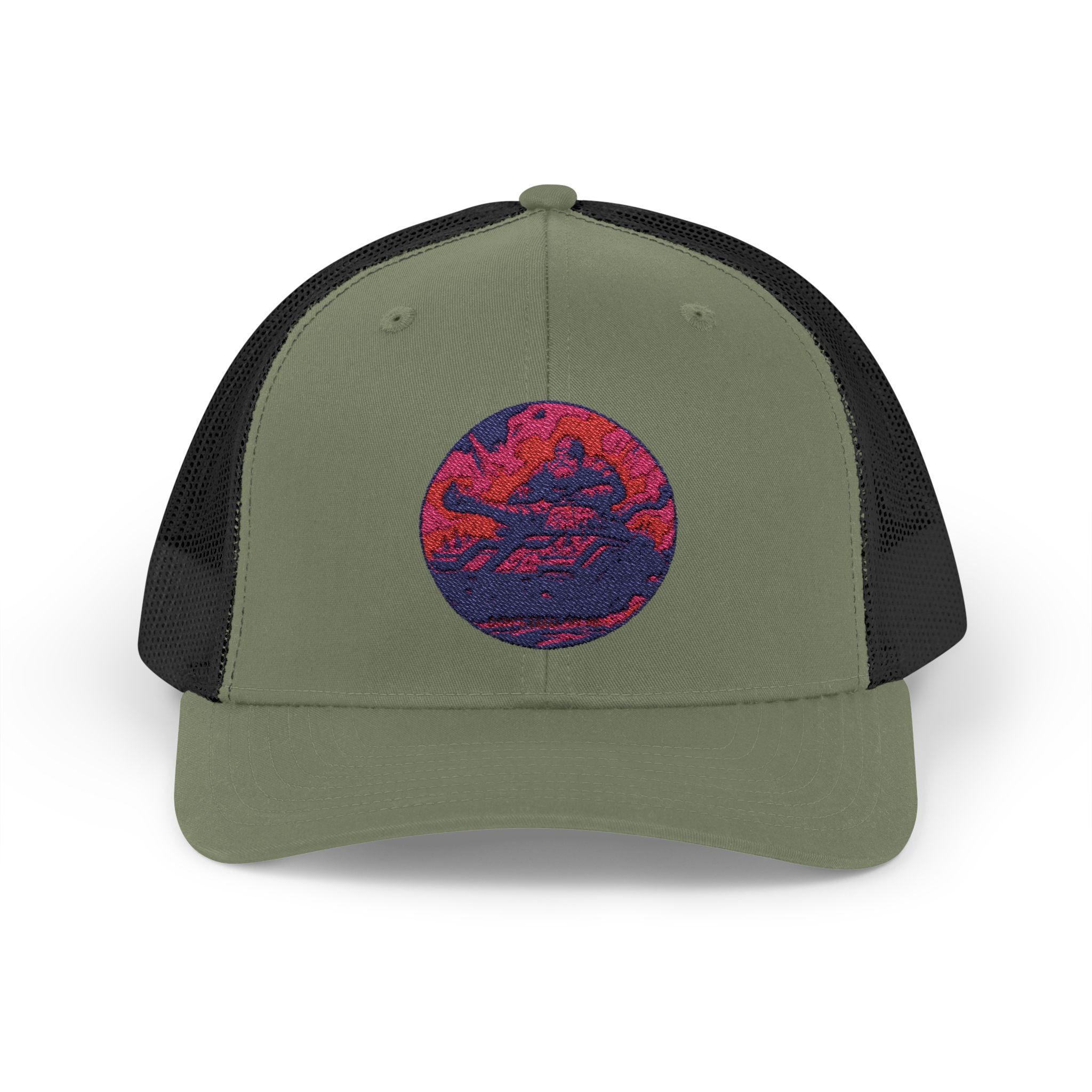Santa Claus On A Tank Christmas Patriotic, Trucker Cap, Patriotic hat, Truckers Hat, Patriotic Accessories