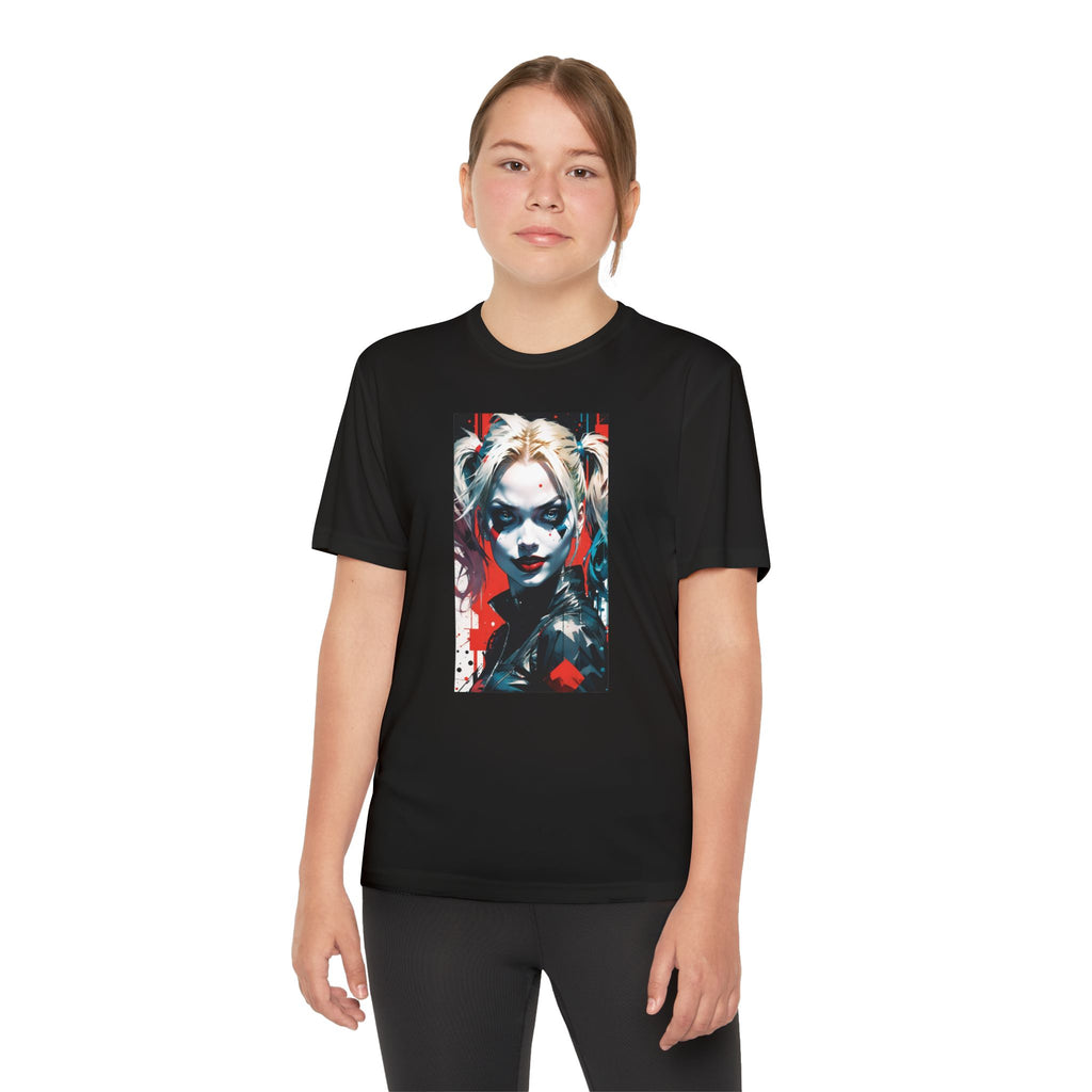 Superhero Youth T-Shirt Sports Graphic Tee, Cool Athletic Shirt for Kids