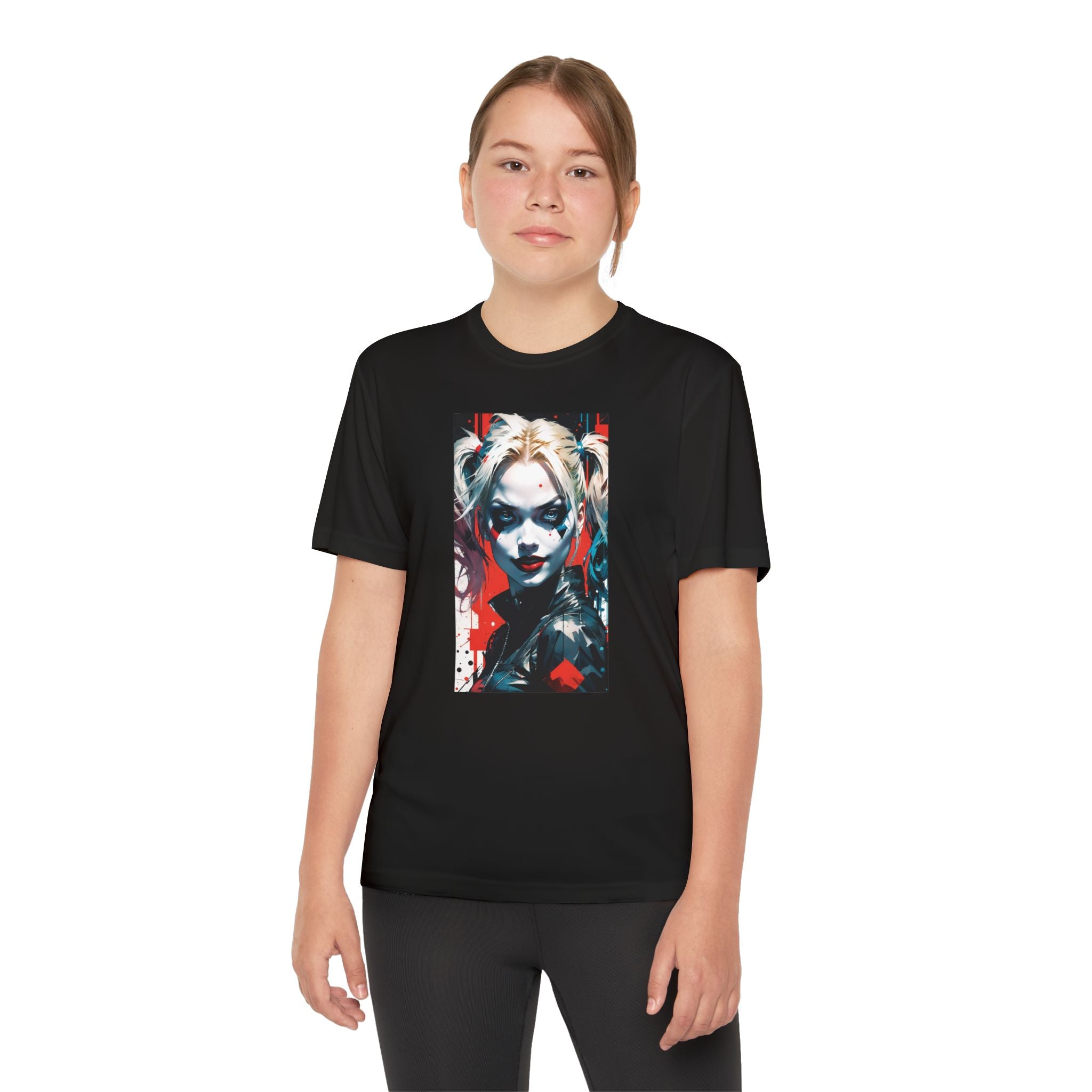 Superhero Youth T-Shirt Sports Graphic Tee, Cool Athletic Shirt for Kids