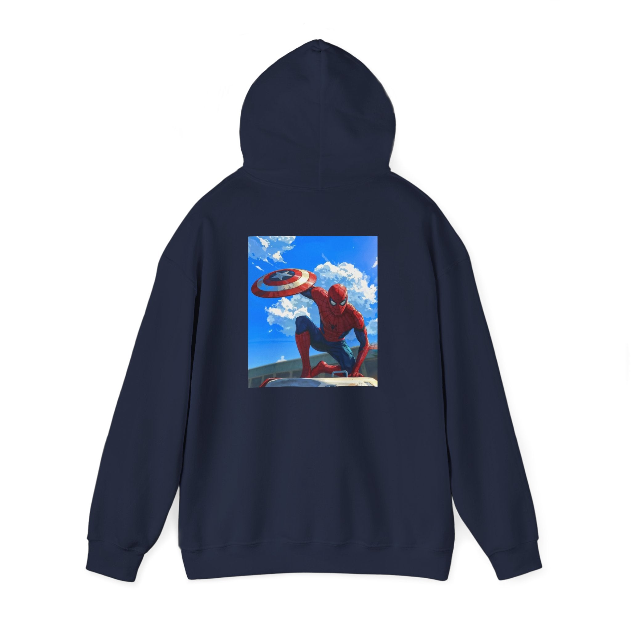 Hooded Sweatshirt - Spiderman Design