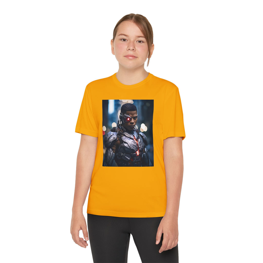 Cyborg Superhero Marvel Patriotic, Kids Graphic T-Shirt, Boys Hero Top, Girls Comic Book Clothing, Birthday