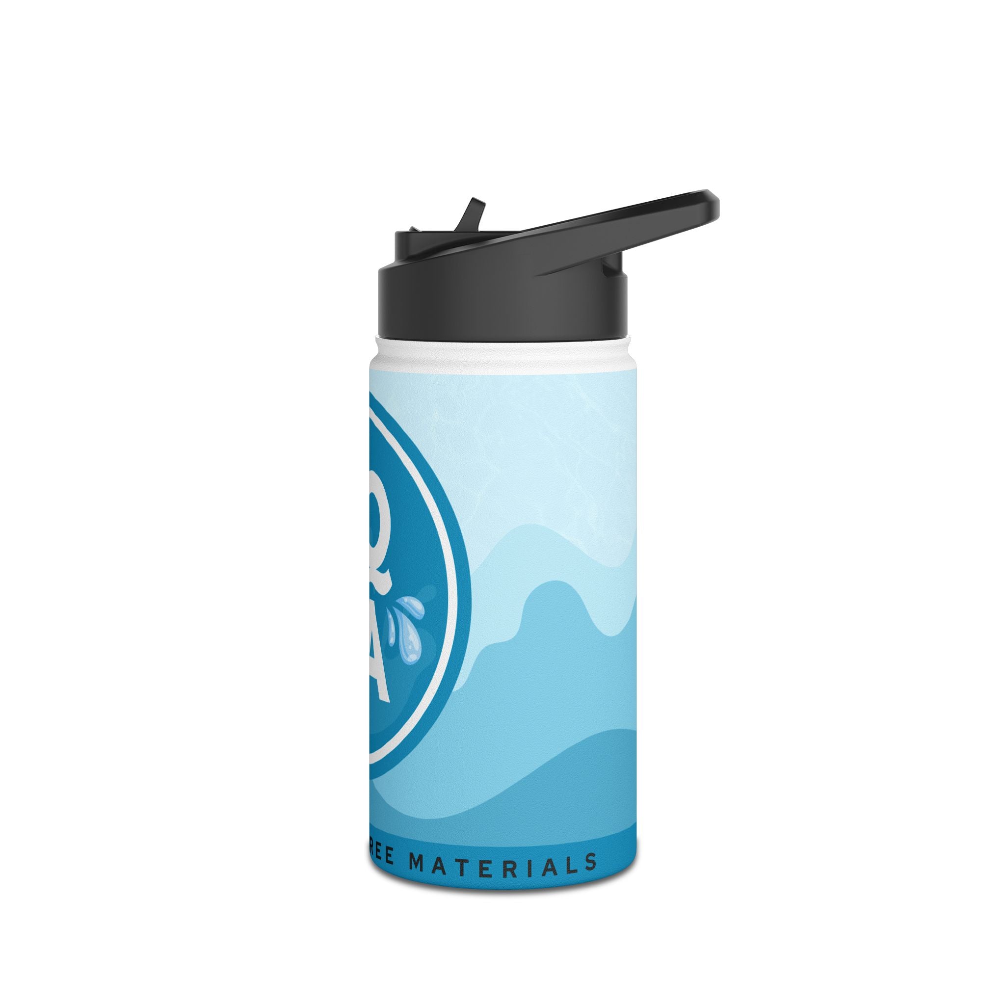 Aqua Stainless Steel Water Bottle, Eco-Friendly Hydration for Travel, Sports, Yoga, Gifts, Outdoor Adventures