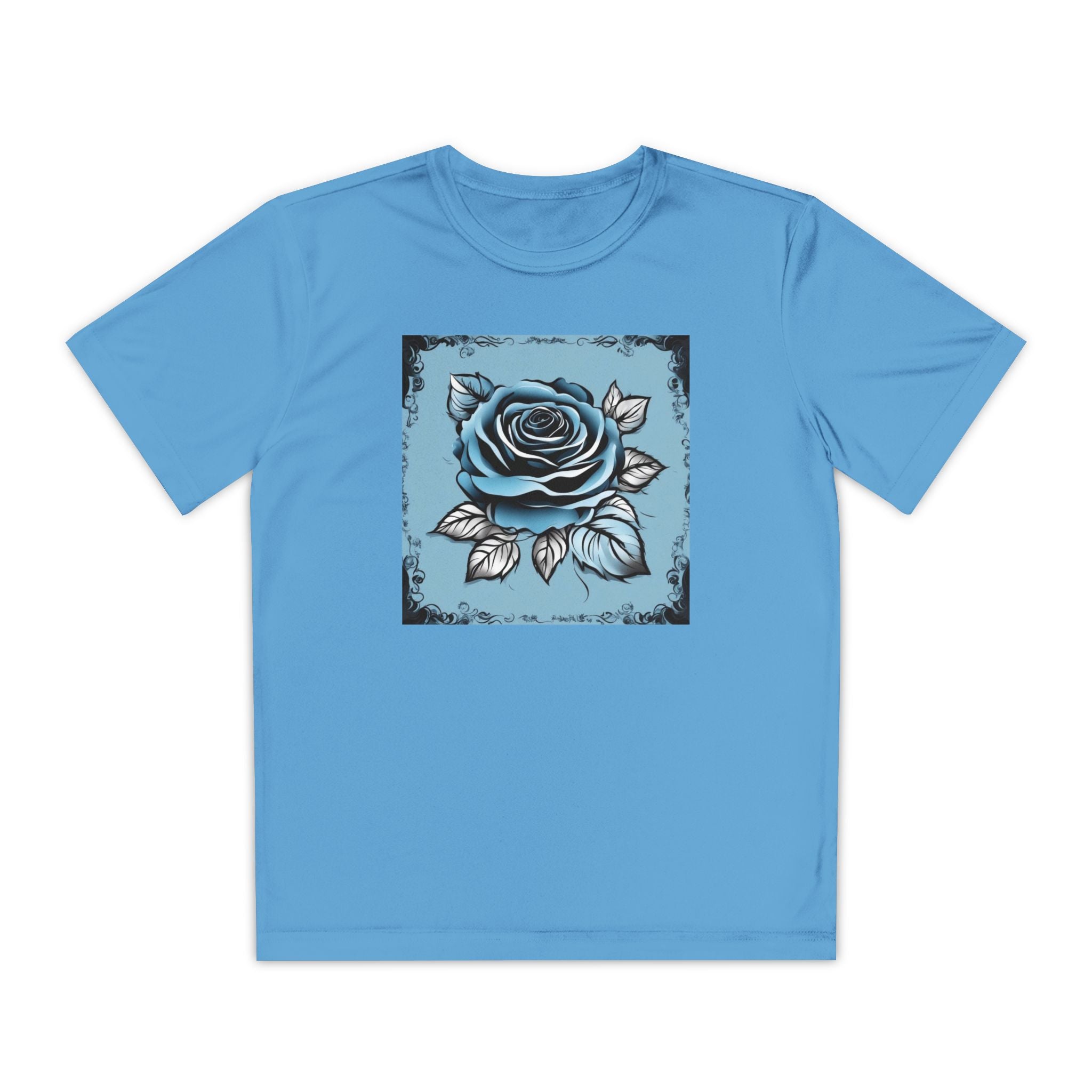 Flower Youth Tshirt, Girls Floral Tee, Kids Spring Shirt, Children's Botanical Top, Teen Blossom T-Shirt