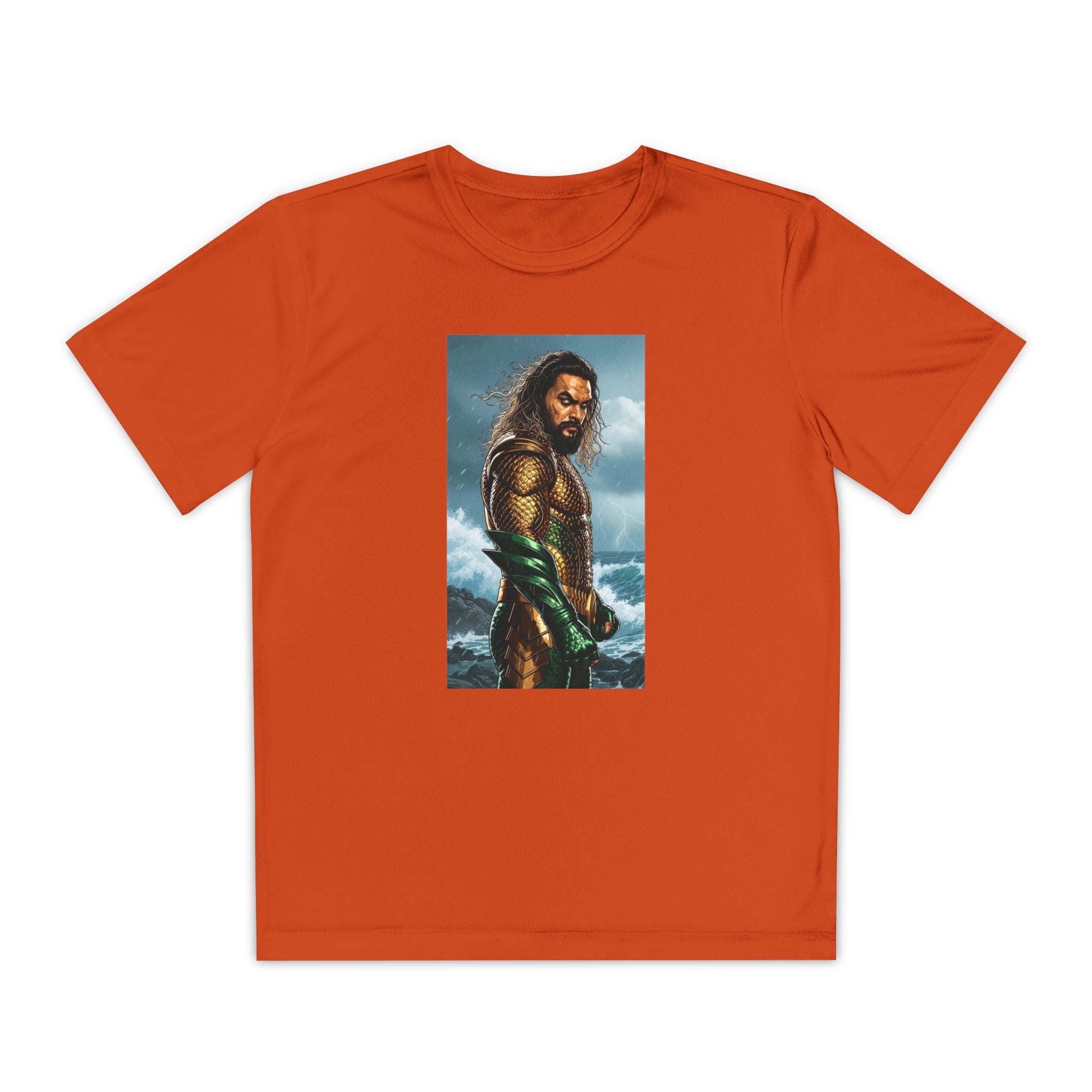 Aquaman Superhero Youth Tee, Kids Superhero Shirt, Child Aquaman T-shirt, Comic Book Tee, Superhero Fan Gift