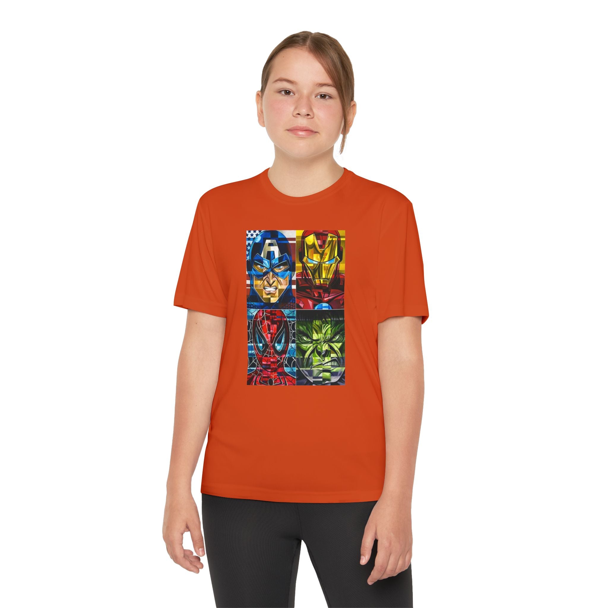 Advengers Youth T-Shirt Sports Graphic Tee, Cool Athletic Shirt for Kids, Perfect for Sports Events, Team Spirit