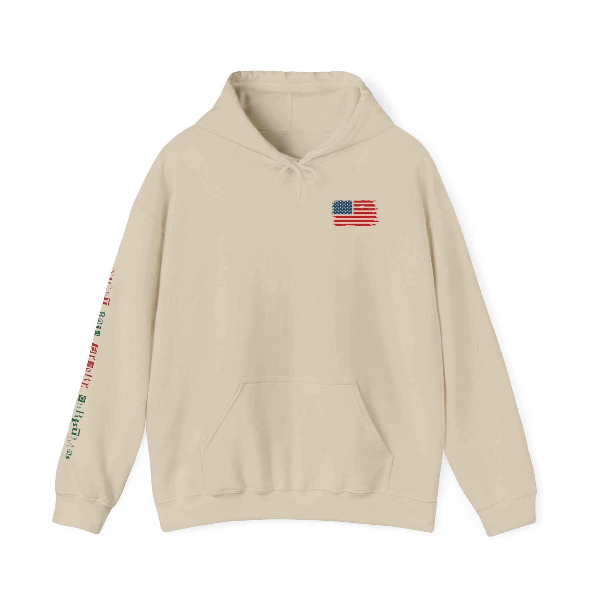 Night Raid Before Christmas Patriotic Hoodie Rebel Spirit Unisex Hoodie