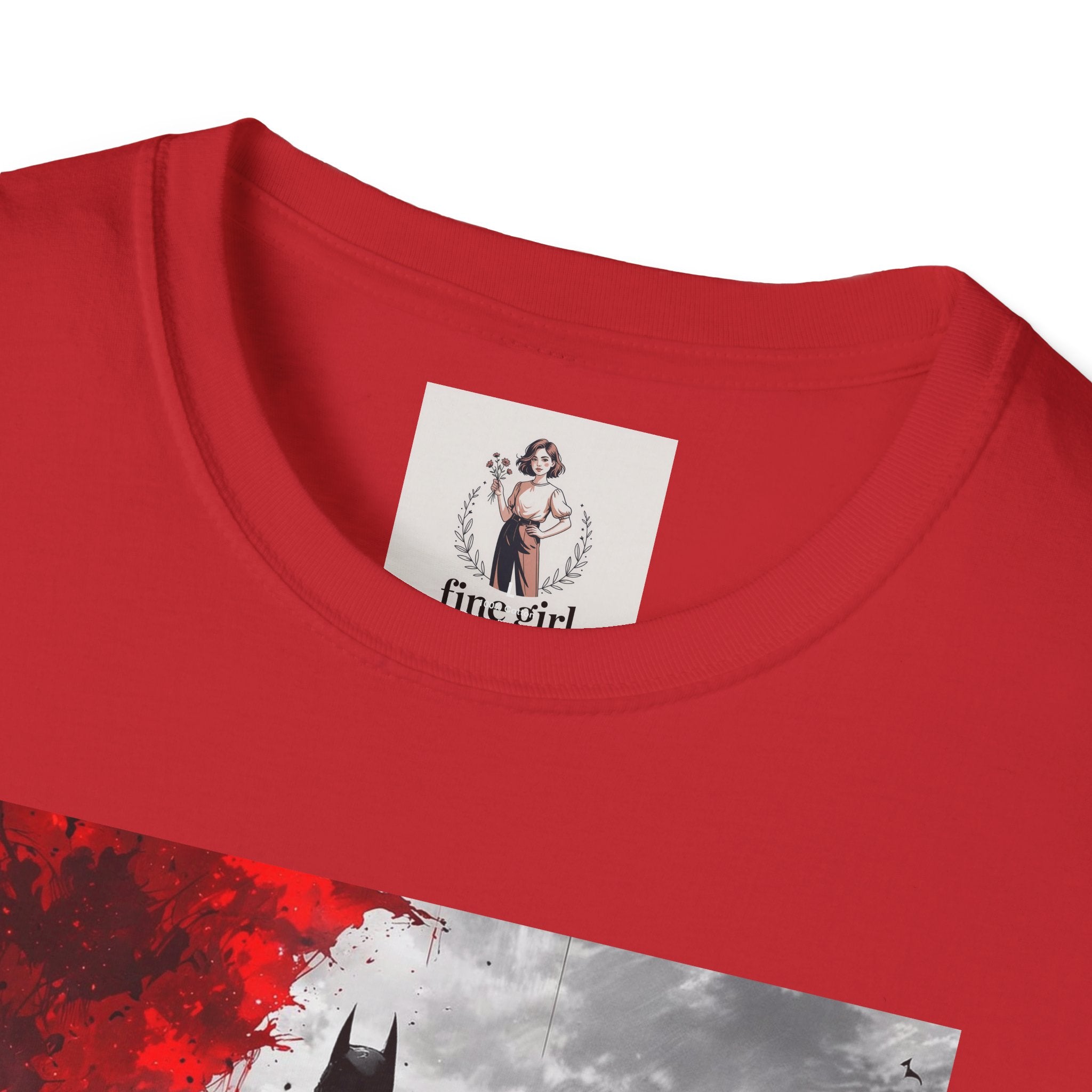 Batman Marvel Unisex Softstyle T-Shirt, Comic Book Tee, Geeky Clothing, Cosplay Costume Top