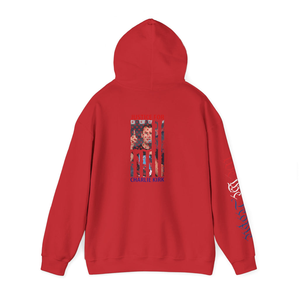 Charlie kirk Patriotic Hoodie Rebel Spirit Unisex Hoodie