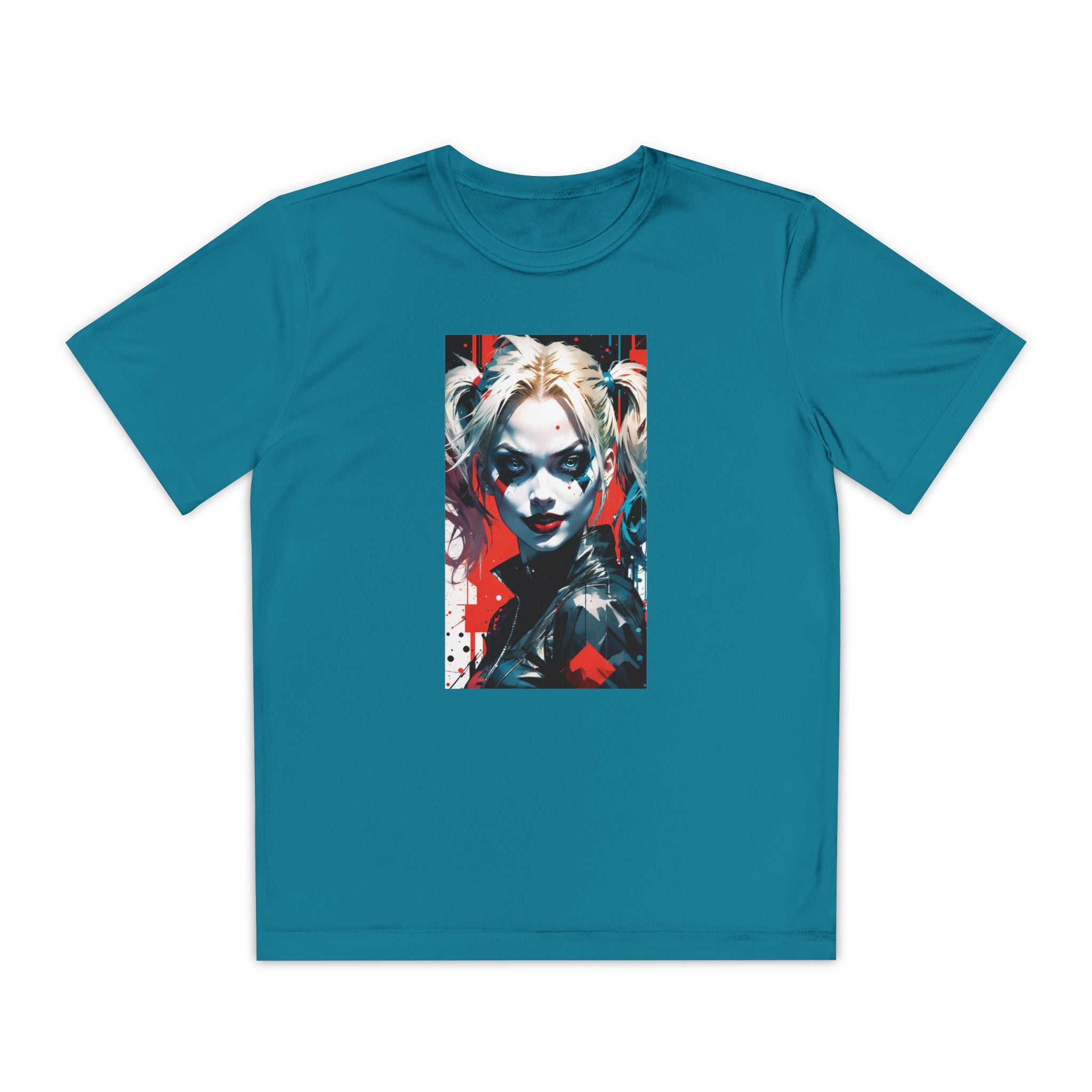 Superhero Youth T-Shirt Sports Graphic Tee, Cool Athletic Shirt for Kids