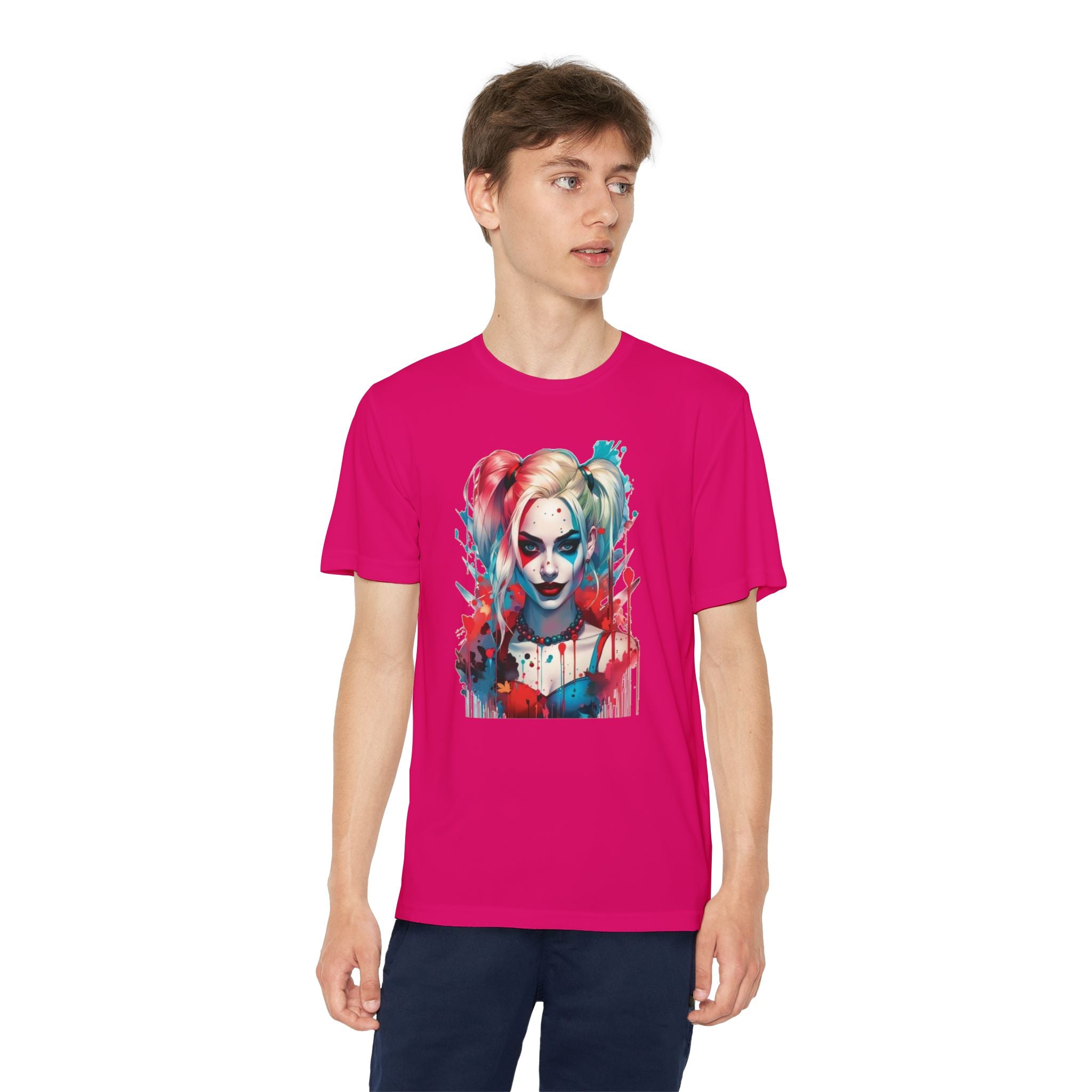 Superhero Youth T-Shirt Sports Graphic Tee, Cool Athletic Shirt for Kids