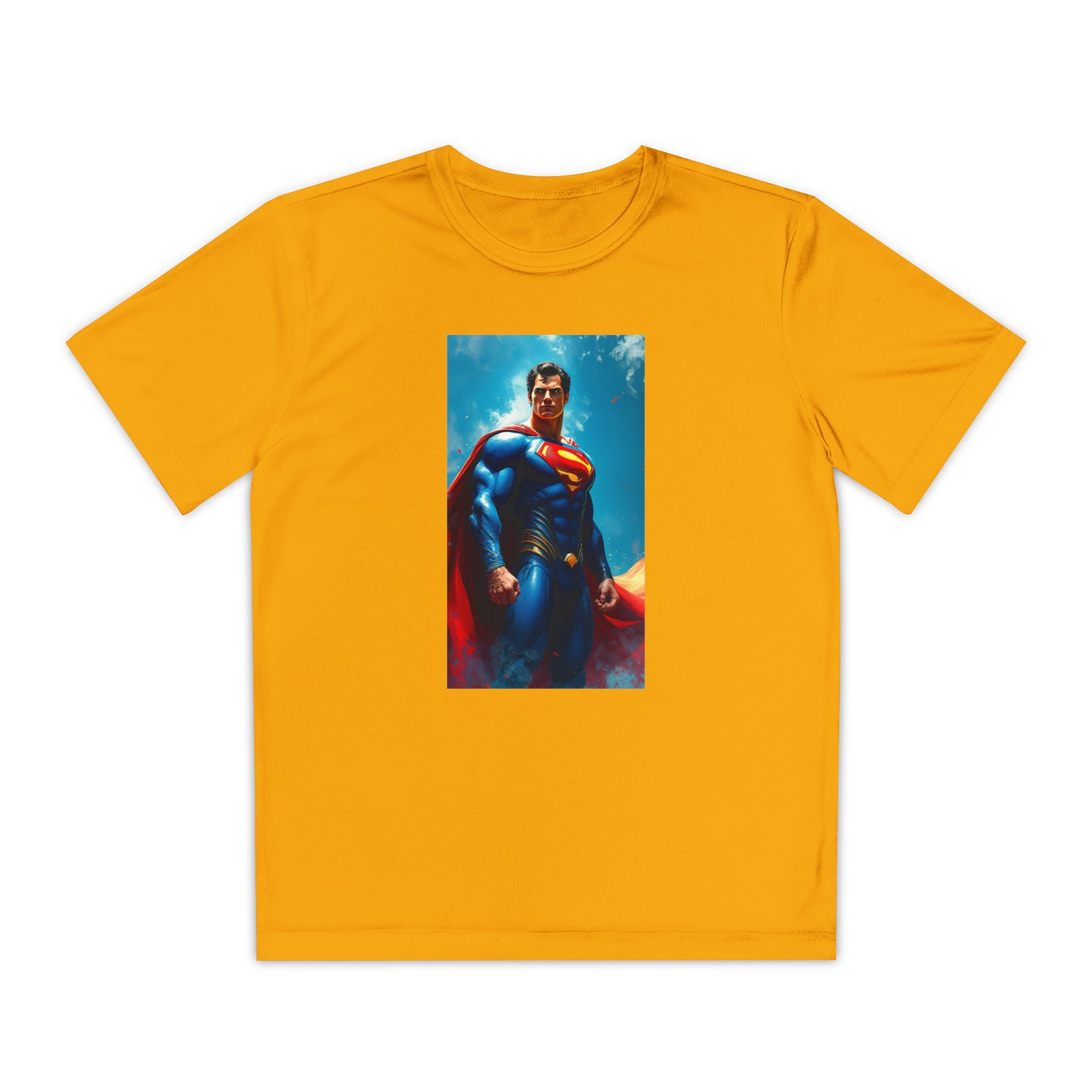 Superman Superhero Marvel T-Shirt, Youth Competitor Tee,  Kids Comic Book Hero Top, Children's Graphic Tee, Youth Super Power T-Shirt