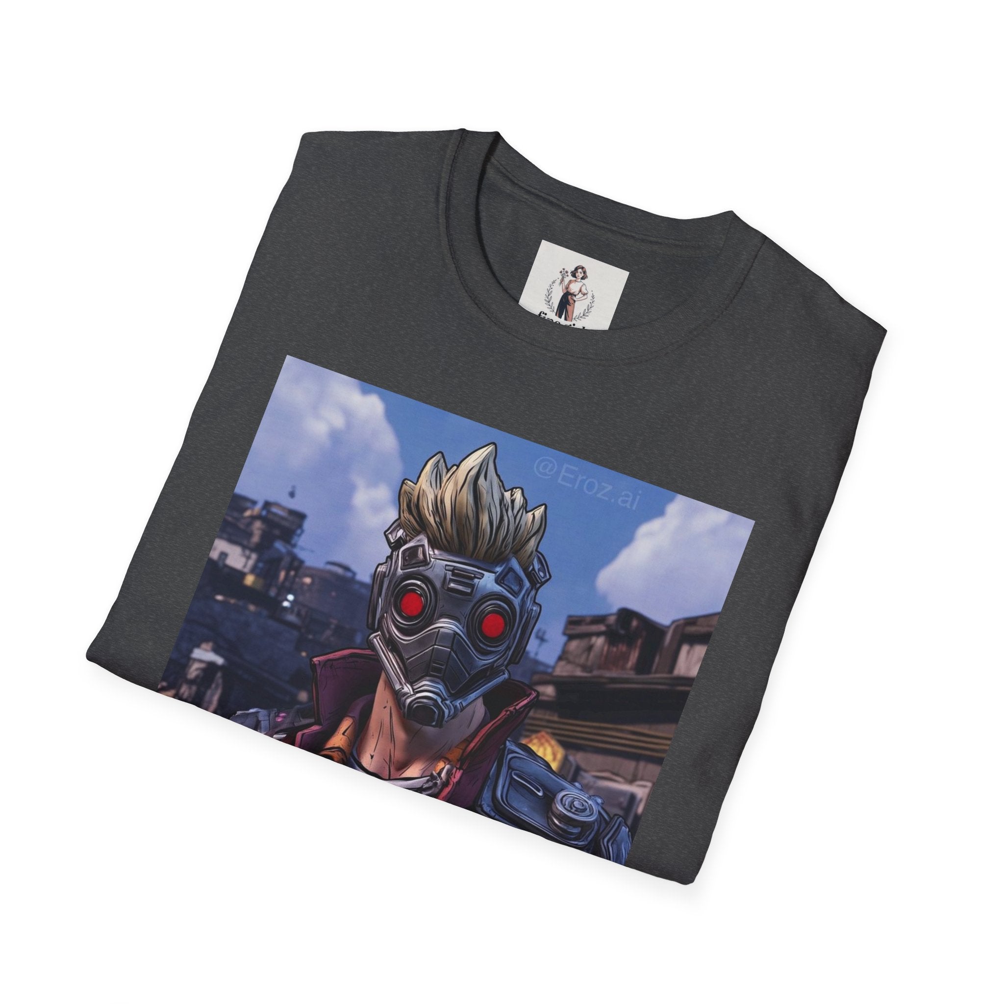 Star-Lord Superhero Marvel Unisex Softstyle T-Shirt, Comic Book Tee, Geeky Clothing, Cosplay Costume Top