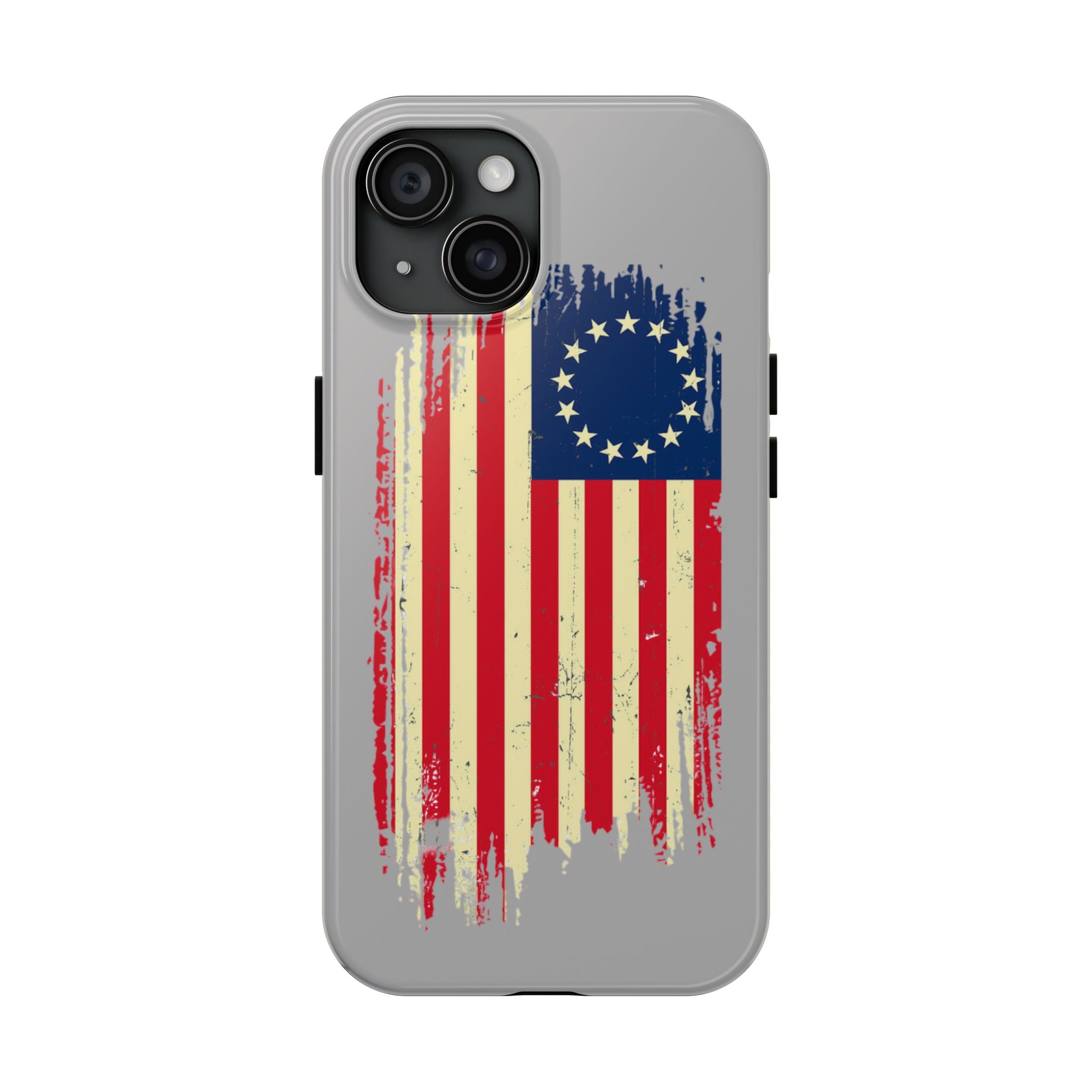Patriotic Phone Cases with Vintage Flag Design, Tough Case for Independence Day, Memorial Day, 4th of July, Gift for Veterans, USA Pride