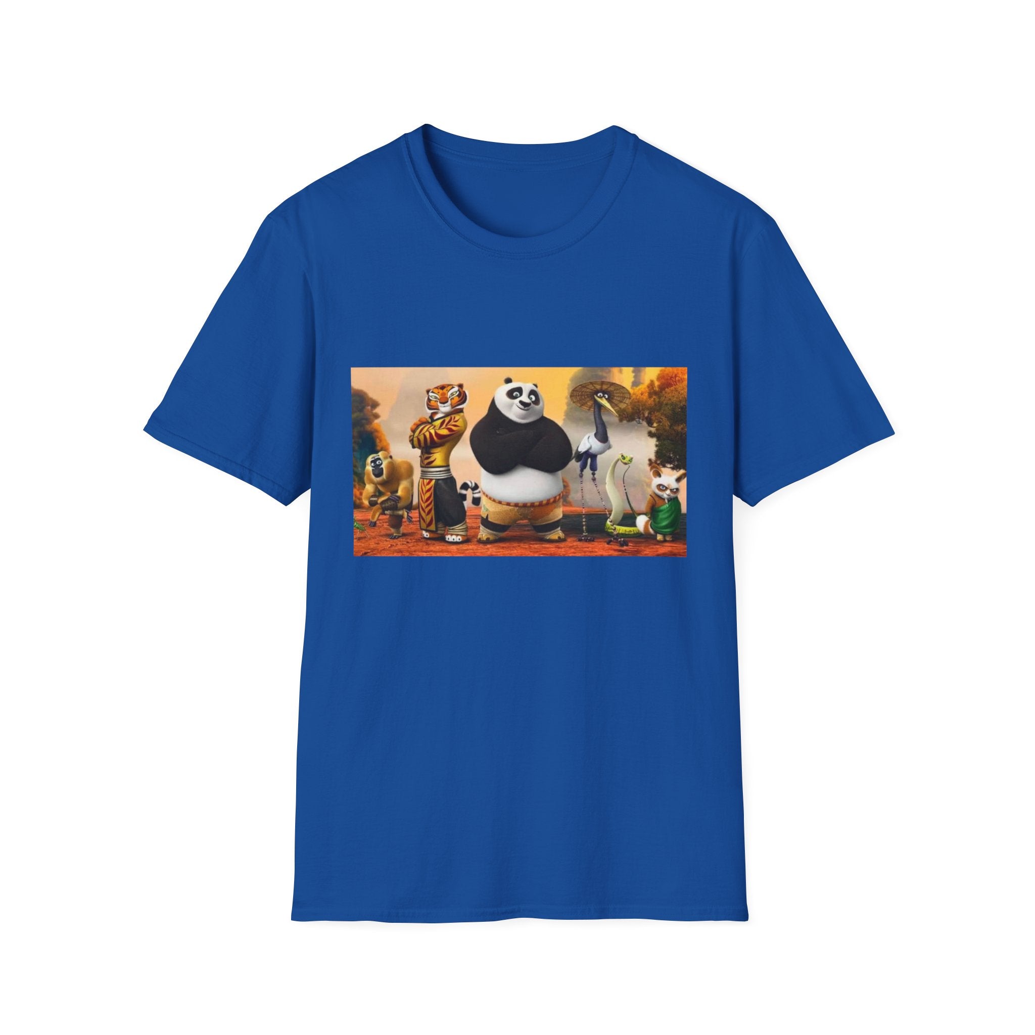 Kung Fu Panda Unisex Softstyle T-Shirt, DreamWorks Animation Youth Competitor Tee, Graphic Tee, Movie Fan Gift, Cult Classic Shirt, Comfy
