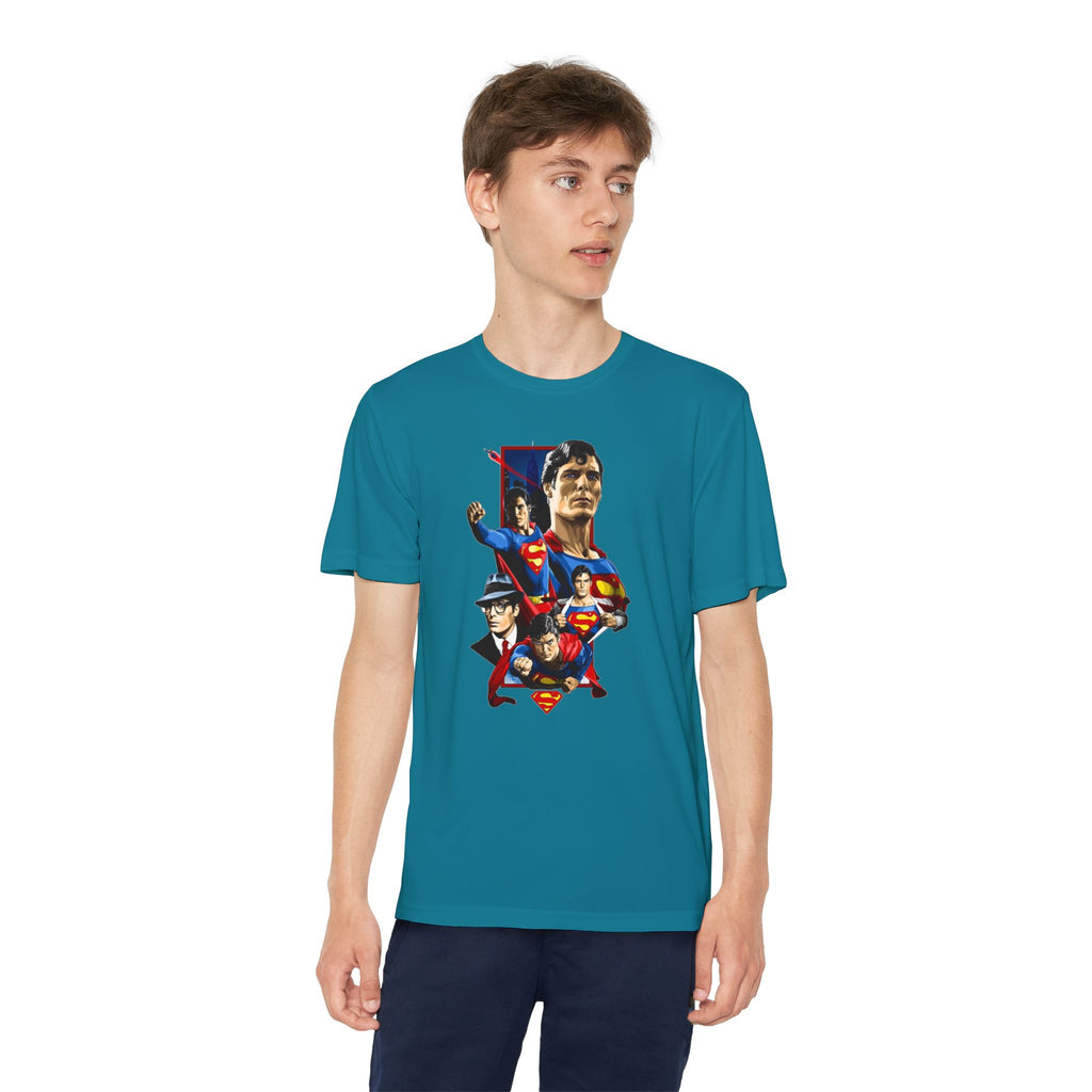 Superman Youth T-Shirt Sports Graphic Tee, Cool Athletic Shirt for Kids, Perfect for Sports Events, Team Spirit