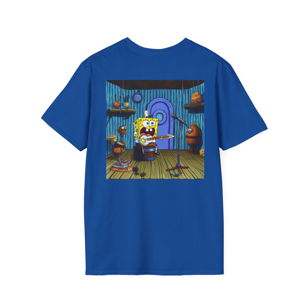 SpongeBob SquarePants Kids T-Shirt, Mr Krabs Squidward Patrick Star Youth Tee, Nickelodeon Children's TV Shirt, Unisex Softstyle