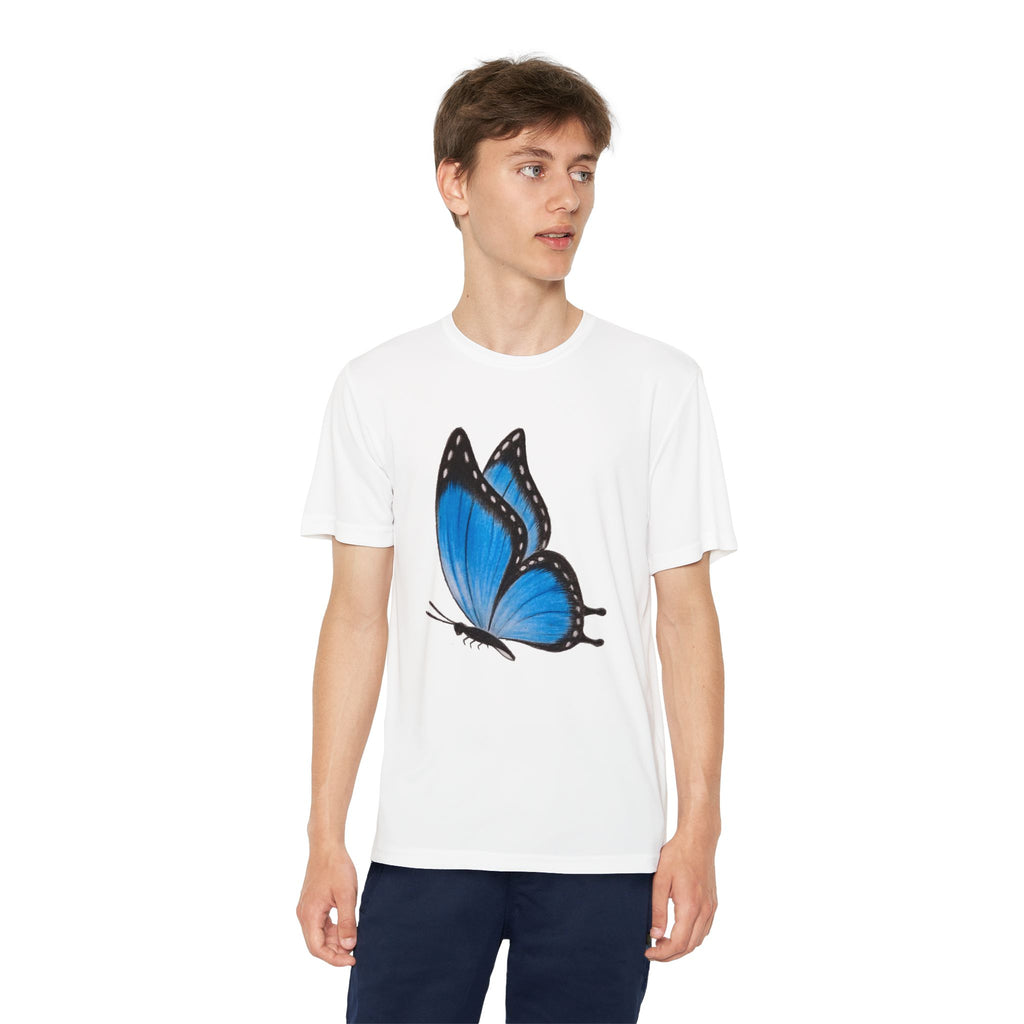 Butterffy Youth T-Shirt Sports Graphic Tee, Cool Athletic Shirt for Kids, Perfect for Sports Events, Team Spirit