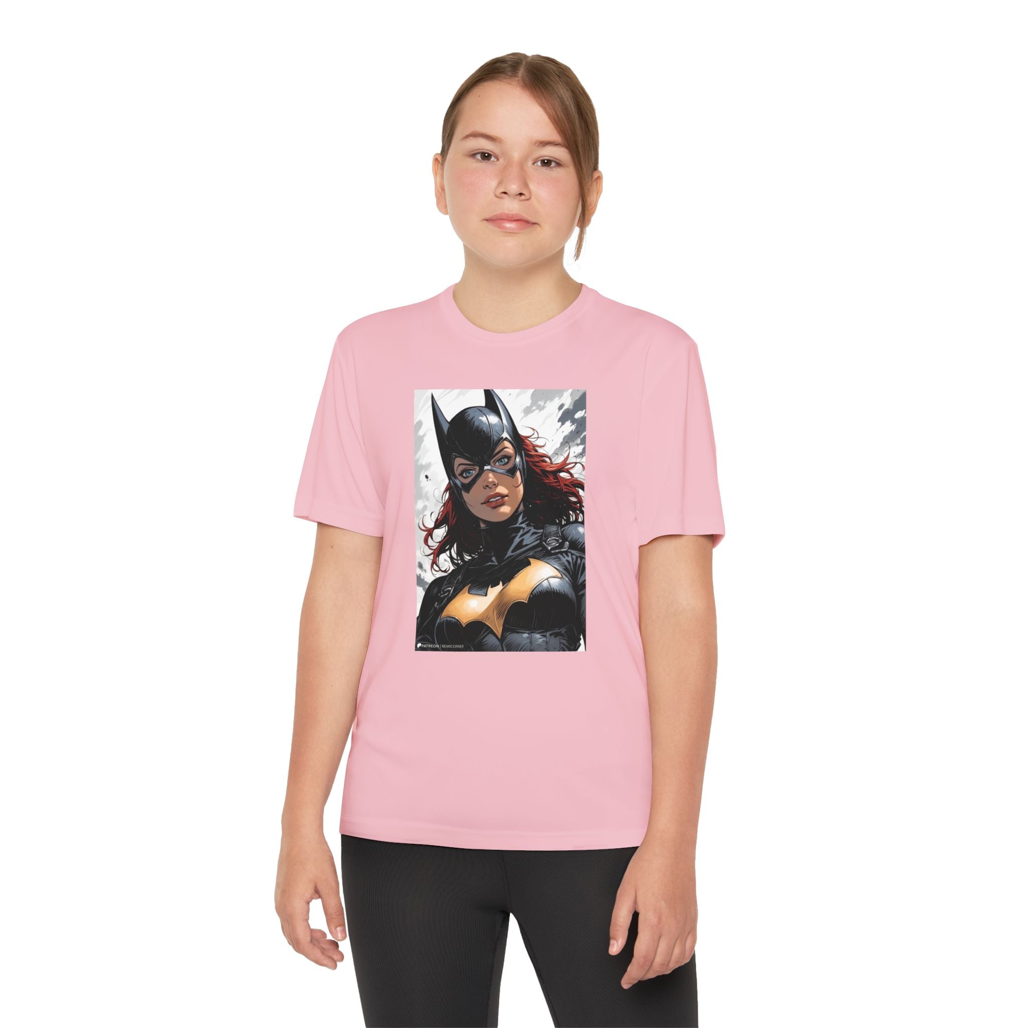 Superhero Youth T-Shirt Sports Graphic Tee, Cool Athletic Shirt for Kids