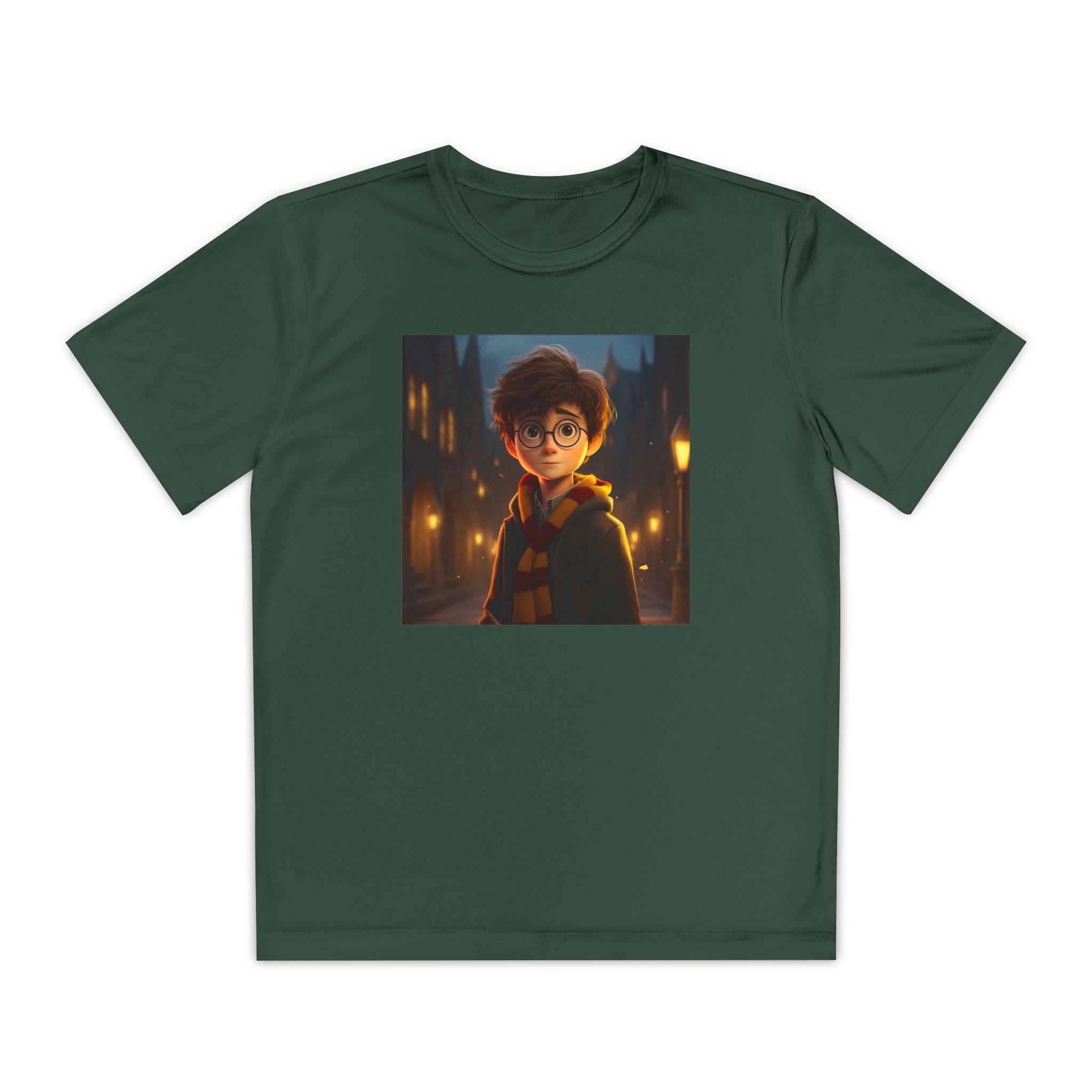 Youth Competitor Tee - Harry Potter, Wizard School Shirt, Magical Kids Top, Hogwarts Fan Gift, Sorcerer's Stone T-Shirt