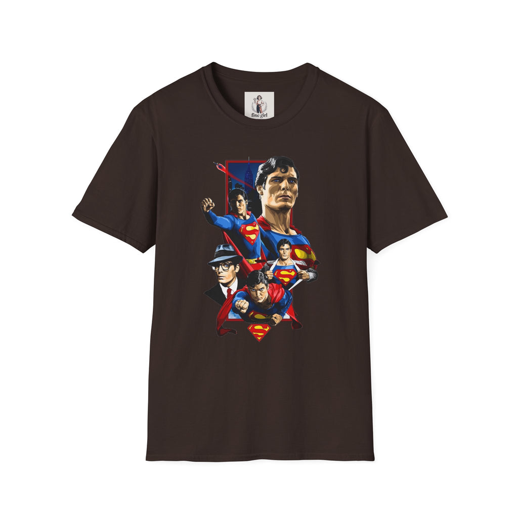 Superman Hero Unisex Softstyle T-Shirt