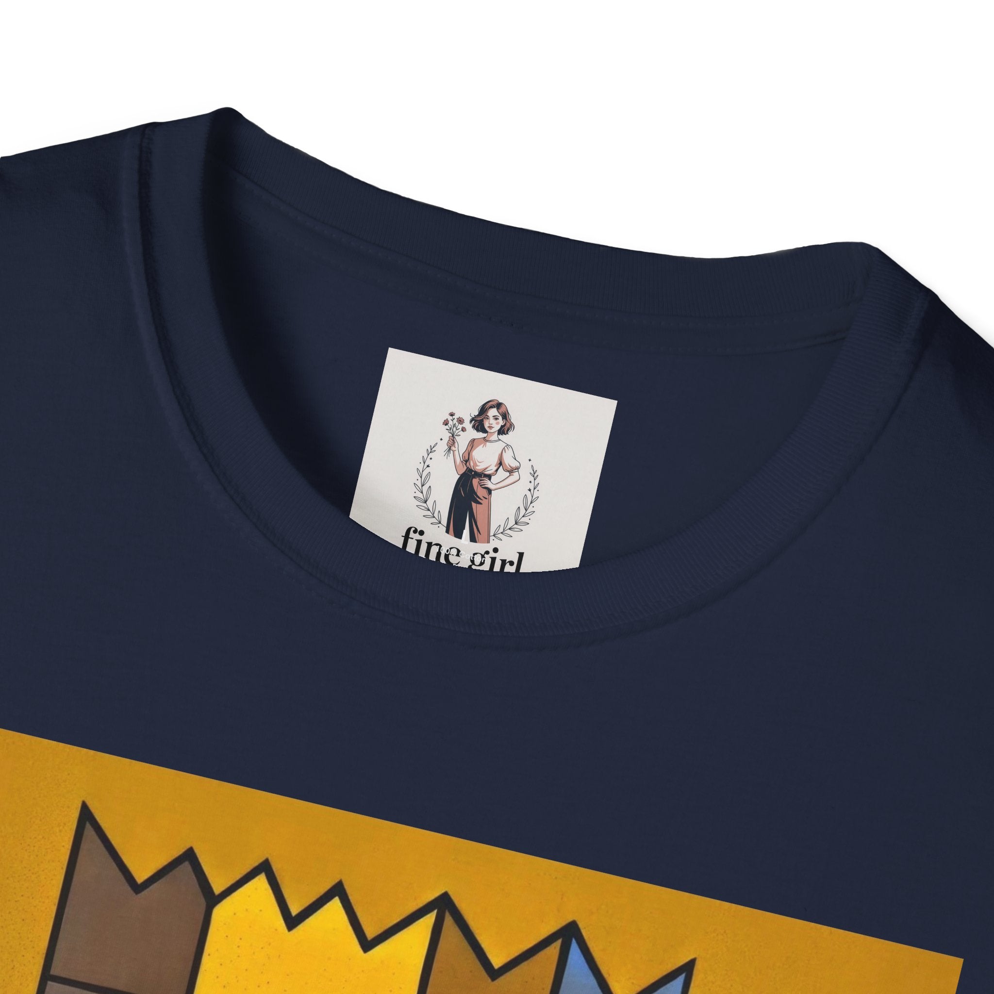 Bart Simpson TV Themed T-Shirt Unisex Softstyle T-Shirt