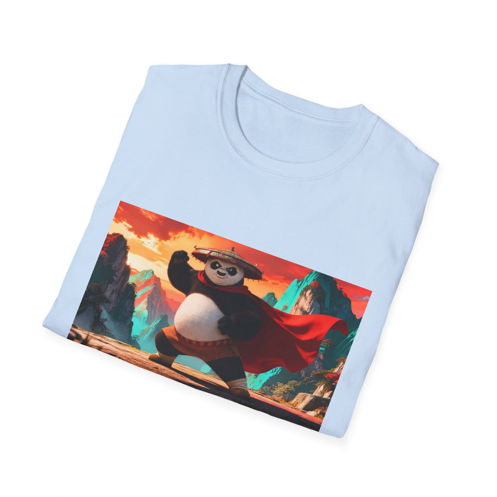 Kung Fu Panda Unisex Softstyle T-Shirt, DreamWorks Animation Youth Competitor Tee, Graphic Tee, Movie Fan Gift, Cult Classic Shirt, Comfy