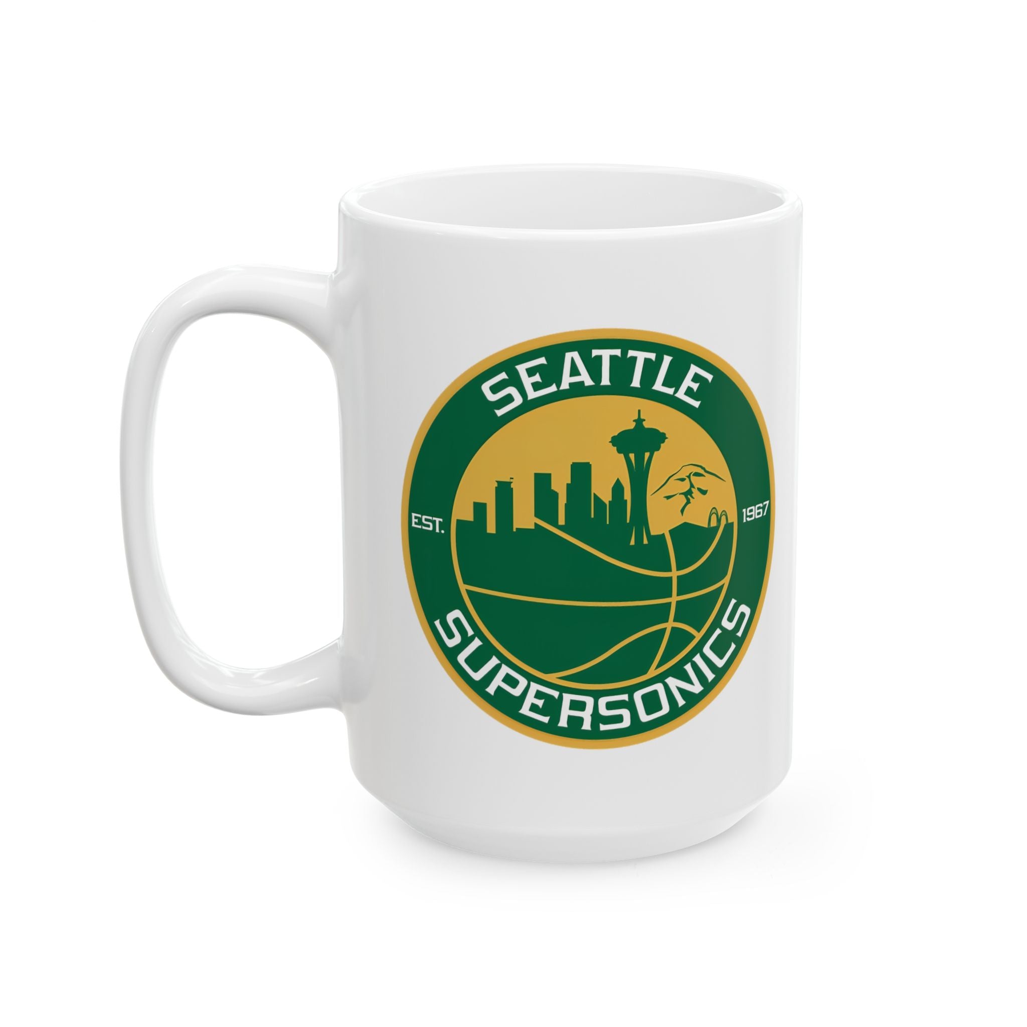 The Seattle SuperSonics Basketball Coffee & Tea Mug