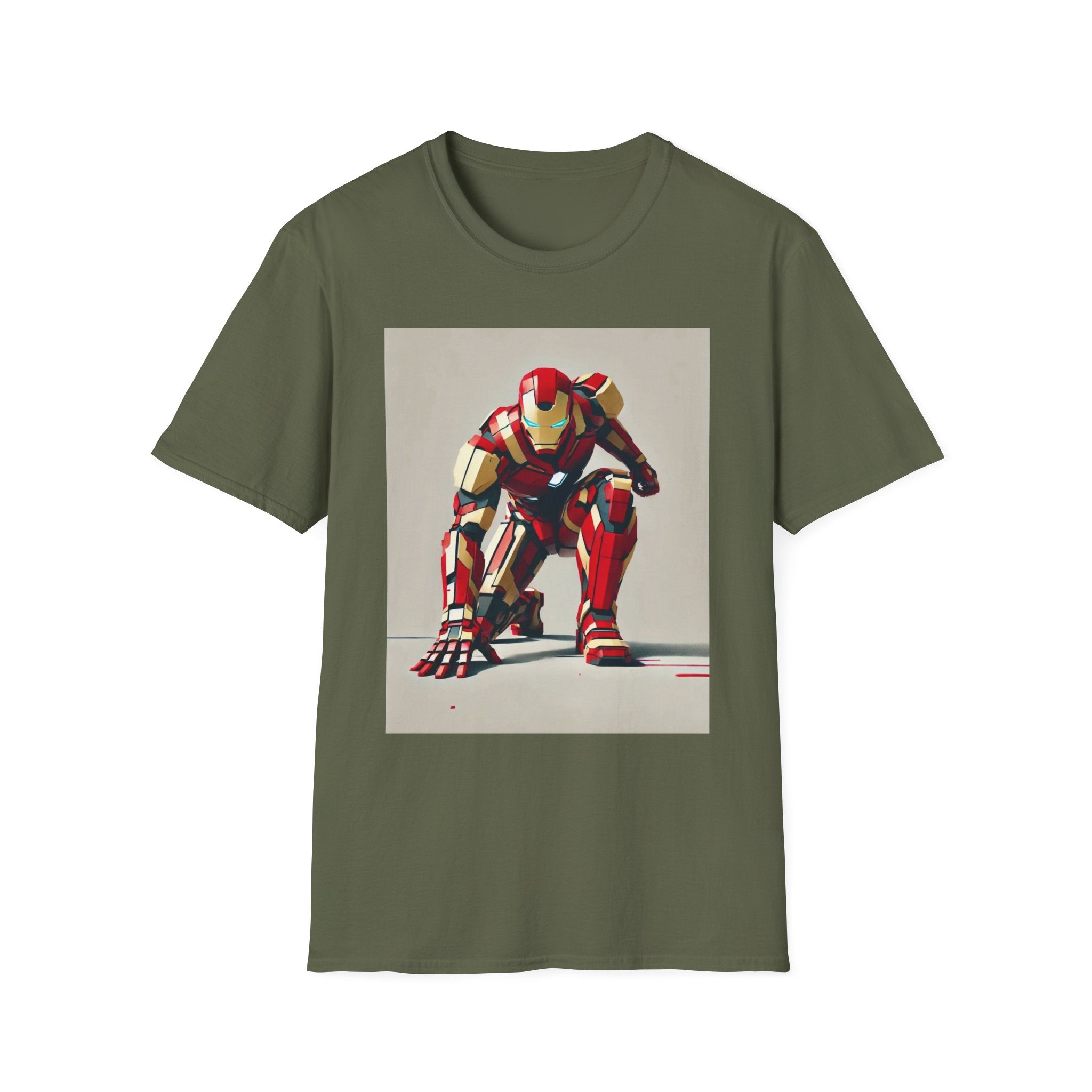 Iron Superhero Marvel T-Shirt - Comic Book Hero Unisex Tee, Graphic Top for Fans, Gift for Geeks, Justice League Shirt, Dark Knight