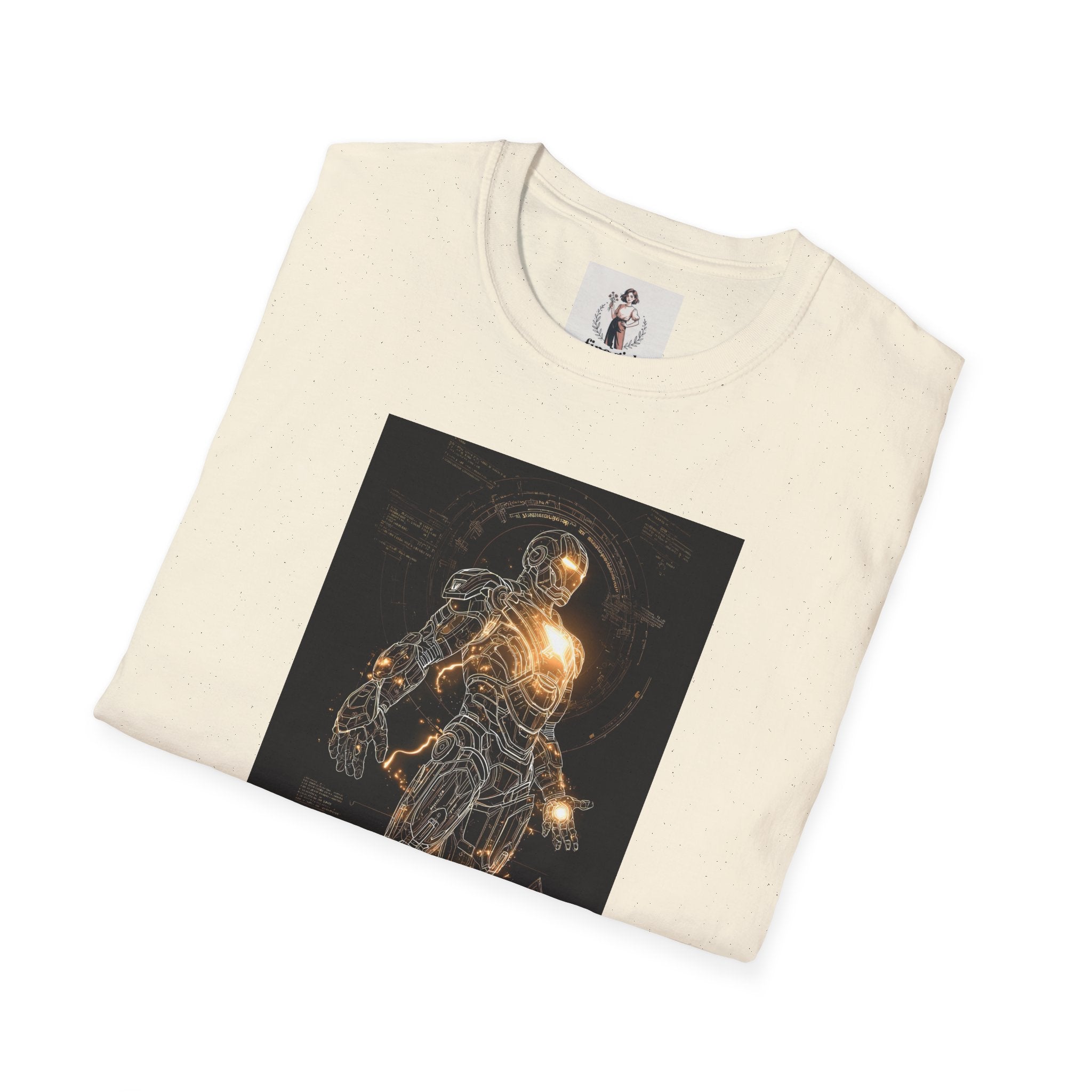 Ironman Superhero Marvel Unisex Softstyle T-Shirt, Comic Book Tee, Geeky Clothing, Cosplay Costume Top