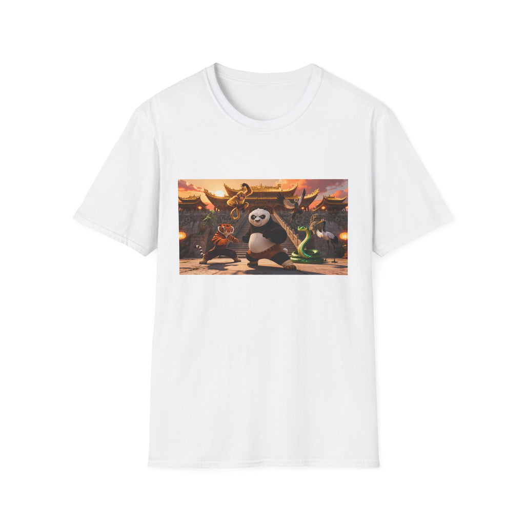 Kung Fu Panda Unisex Softstyle T-Shirt, DreamWorks Animation Youth Competitor Tee, Graphic Tee, Movie Fan Gift, Cult Classic Shirt, Comfy