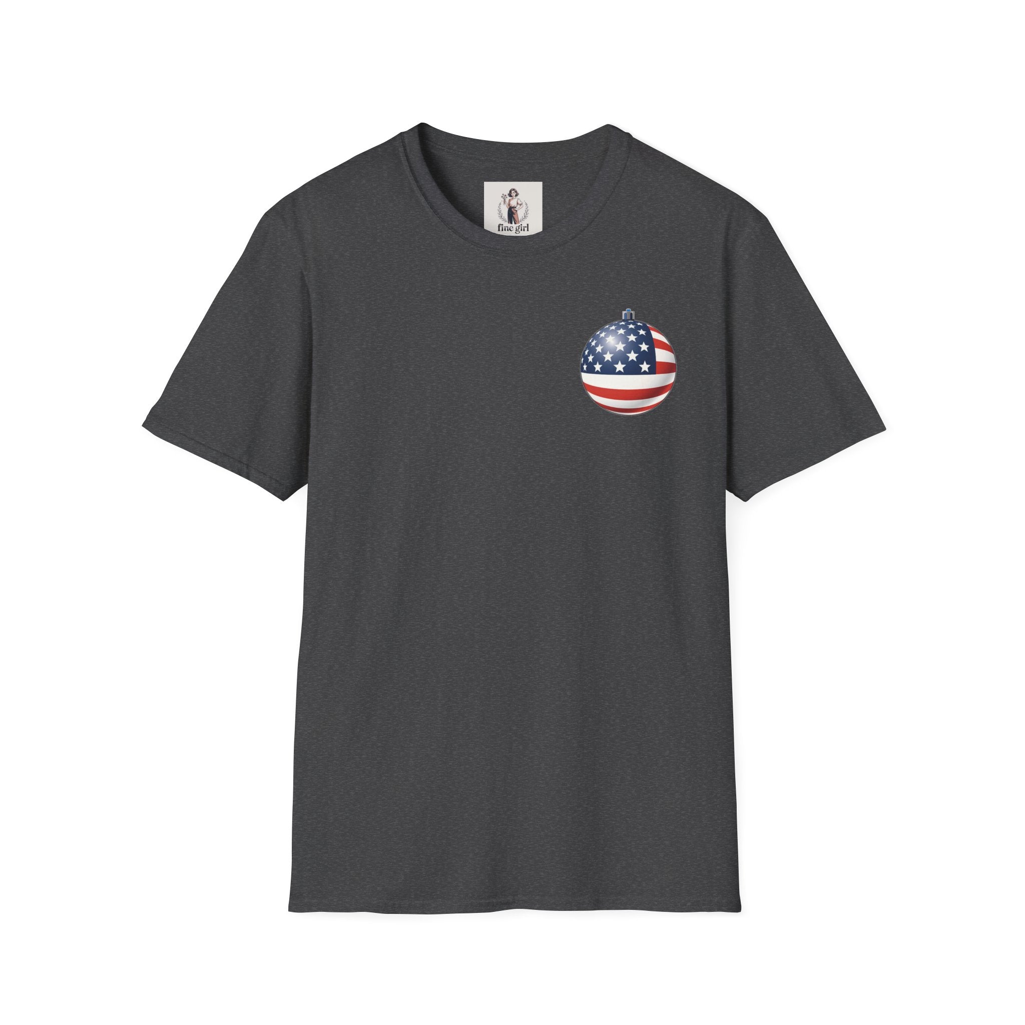 Santa Claus On A Tank Christmas ~ Unisex Softstyle T-Shirt