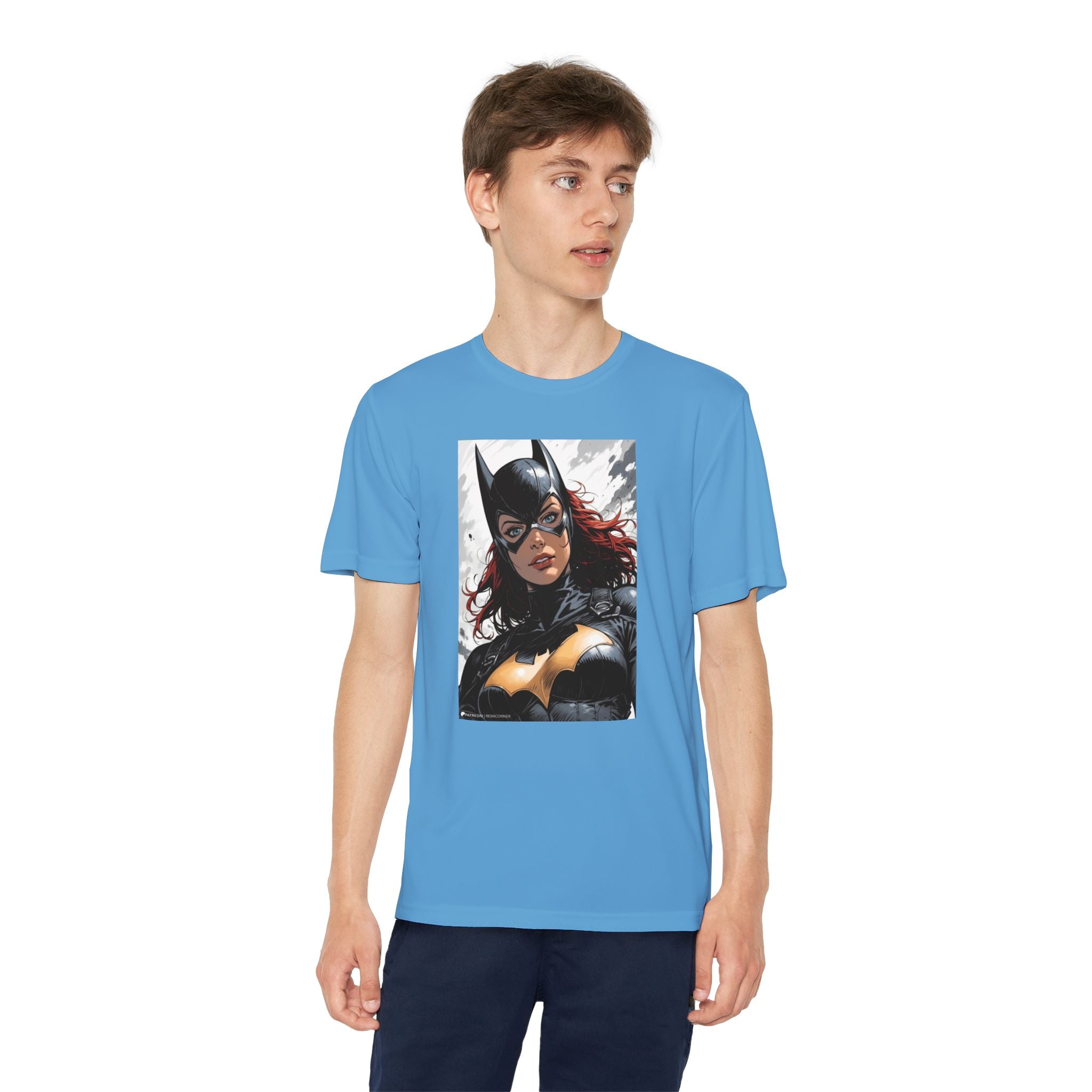 Superhero Youth T-Shirt Sports Graphic Tee, Cool Athletic Shirt for Kids