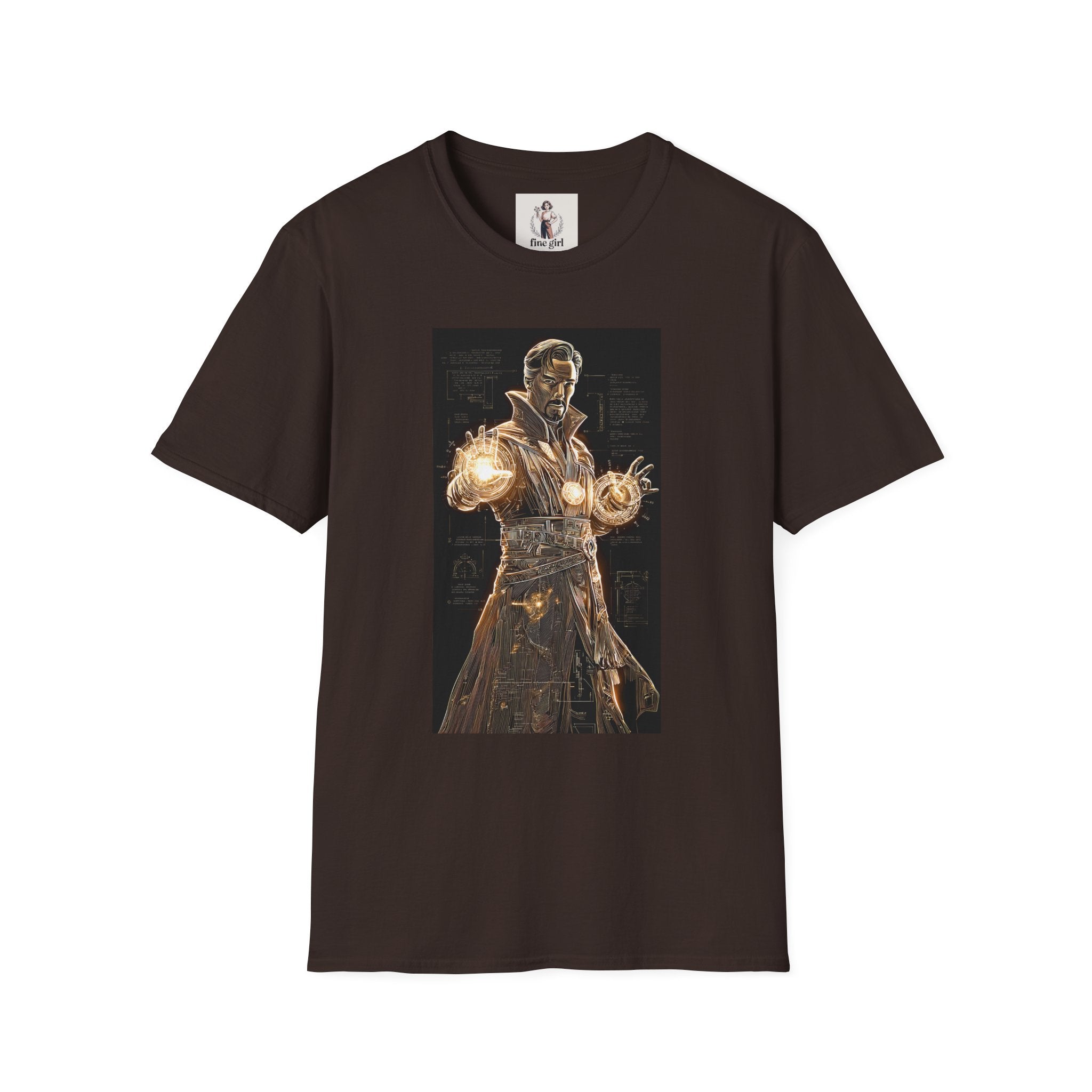 Dr Strange Superhero Marvel Unisex Softstyle T-Shirt, Comic Book Tee, Geeky Clothing, Cosplay Costume Top