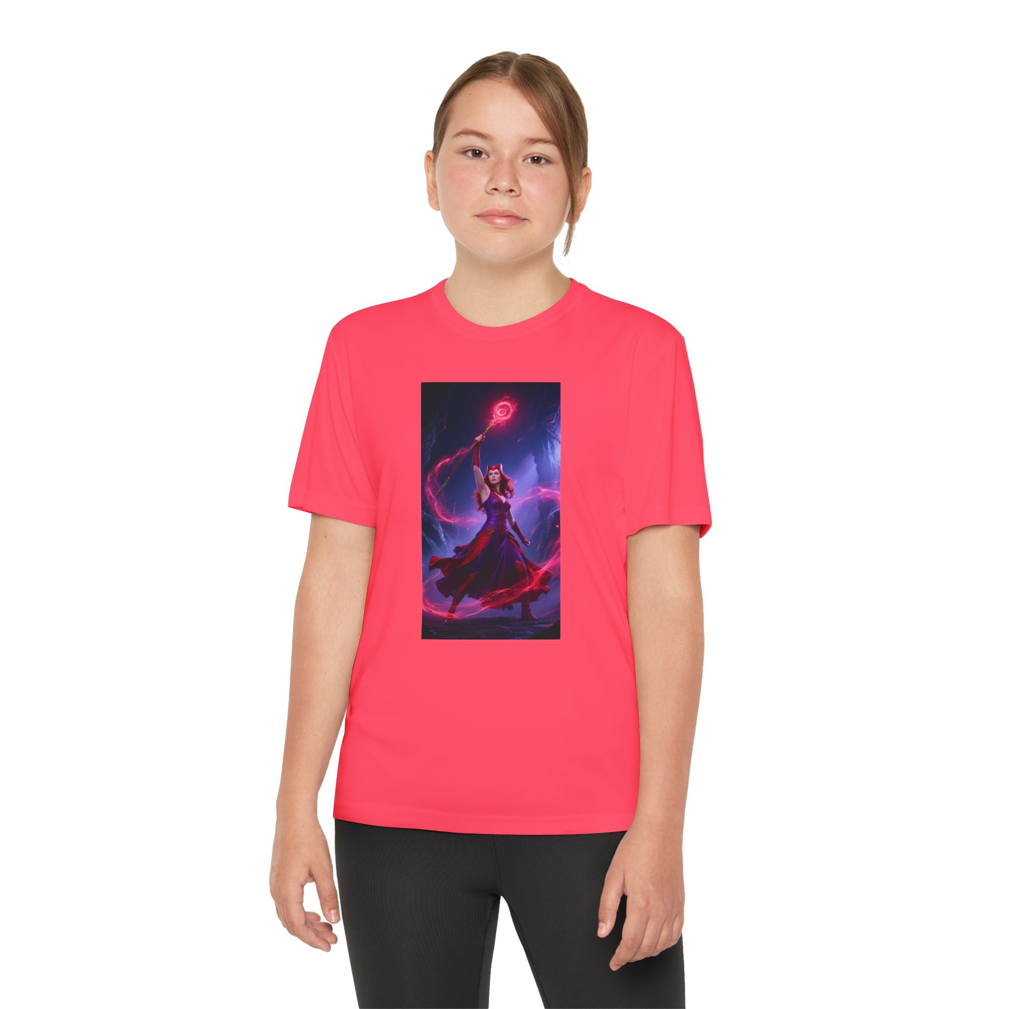 Superhero Youth T-Shirt Sports Graphic Tee, Cool Athletic Shirt for Kids