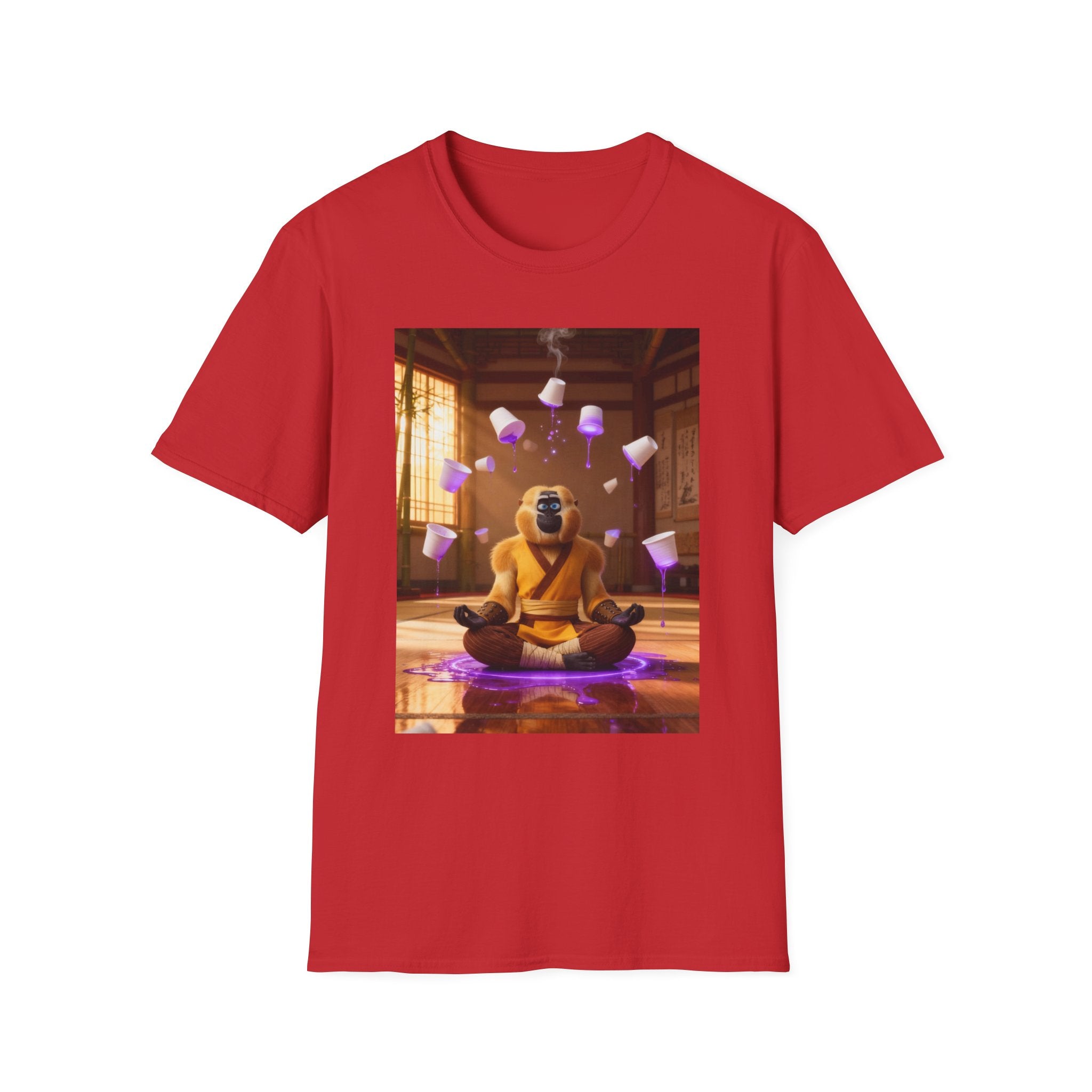 Kung Fu Panda Unisex Softstyle T-Shirt, DreamWorks Animation Youth Competitor Tee, Graphic Tee, Movie Fan Gift, Cult Classic Shirt, Comfy