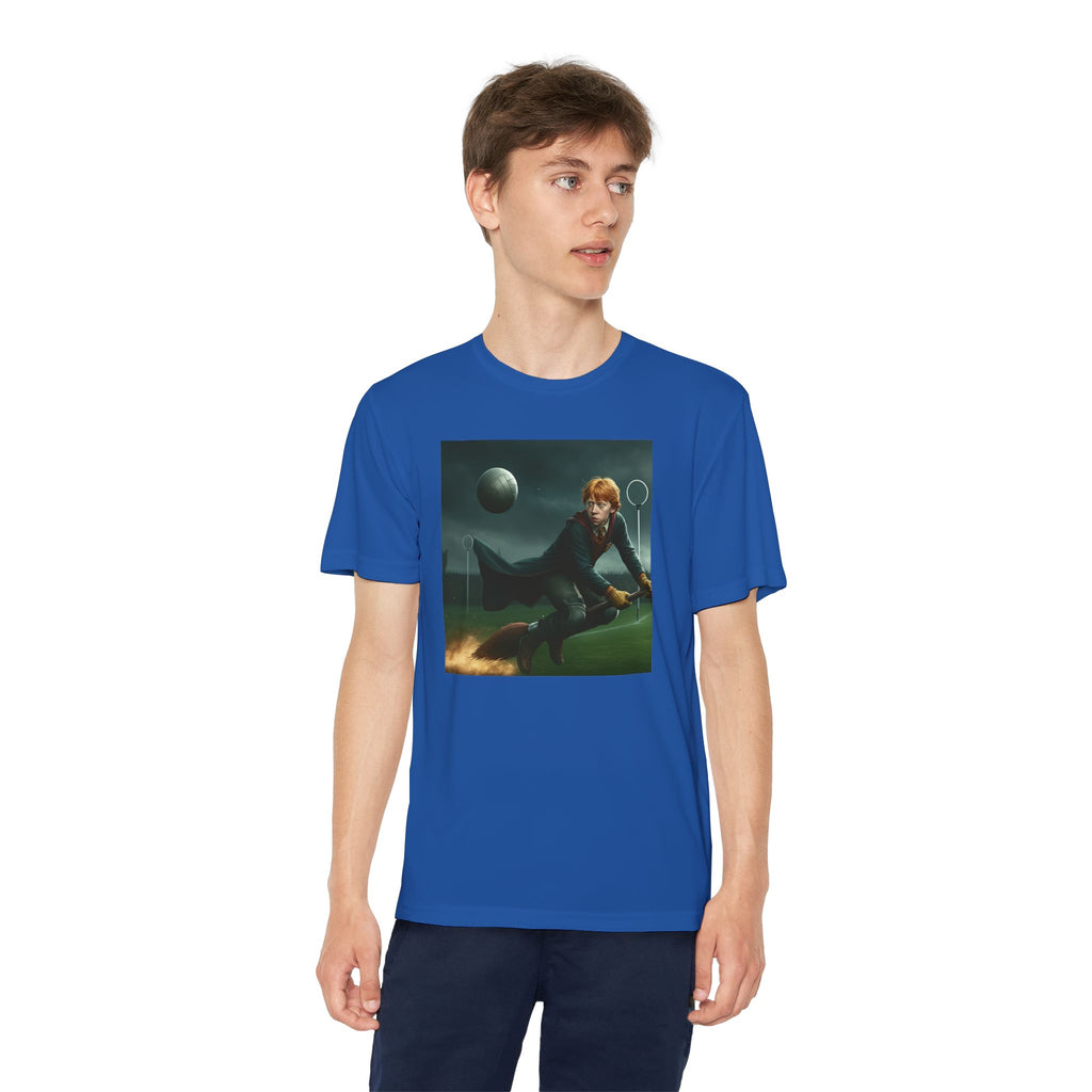 Youth Competitor Tee - Harry Potter, Wizard School Shirt, Magical Kids Top, Hogwarts Fan Gift, Sorcerer's Stone T-Shirt