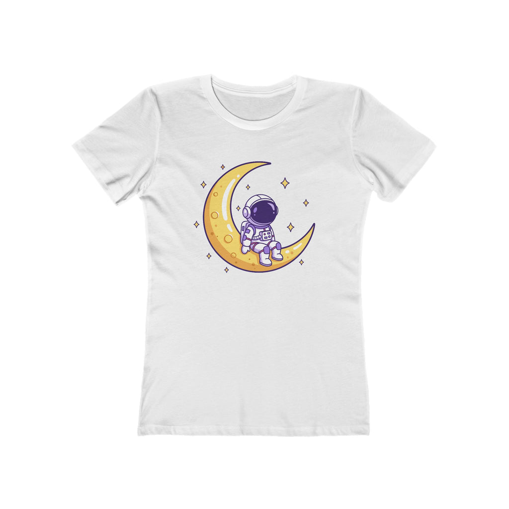 Moon Women's Tshirt, Lunar Graphic Tee, Celestial Shirt, Night Sky Top, Space Lover Gift