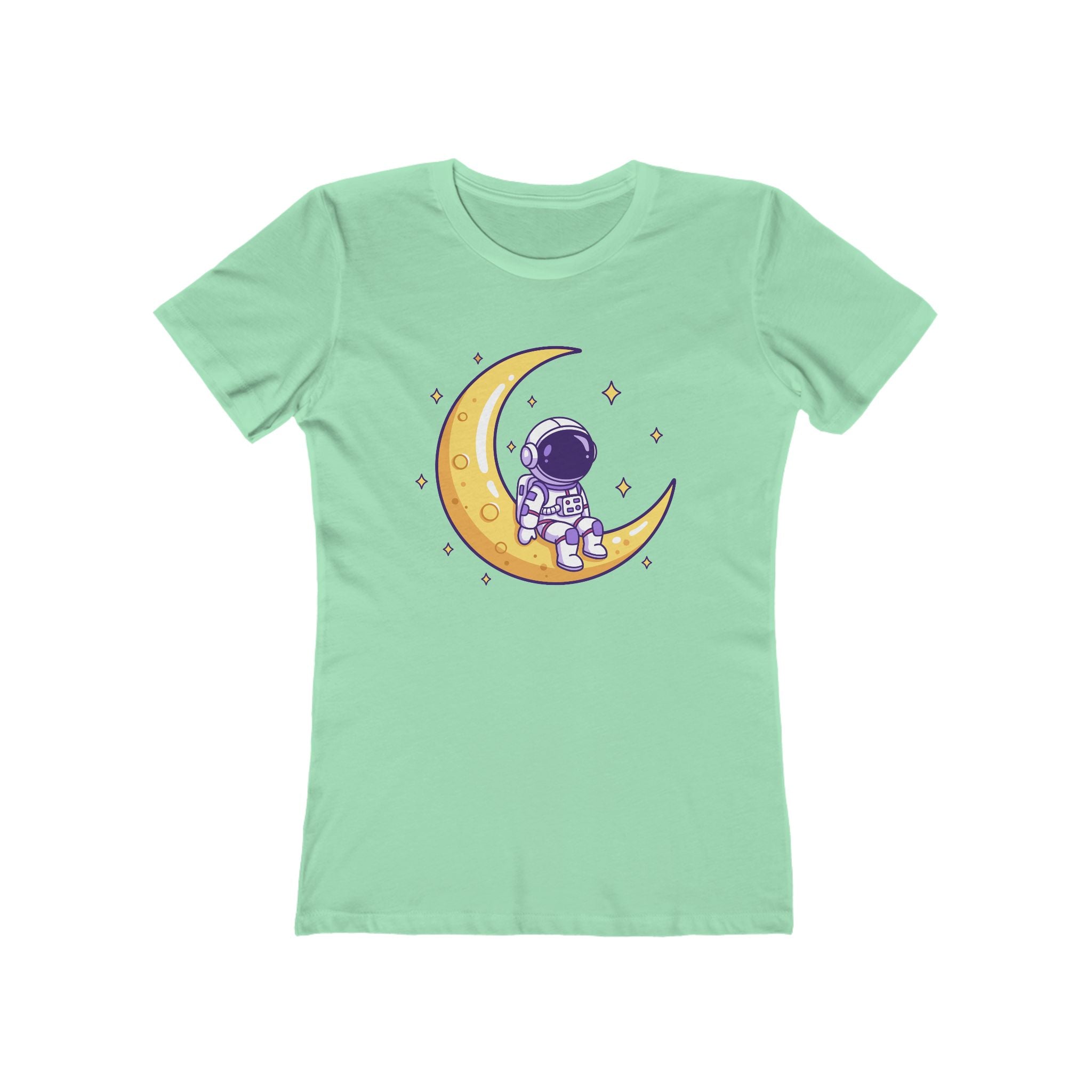 Moon Women's Tshirt, Lunar Graphic Tee, Celestial Shirt, Night Sky Top, Space Lover Gift