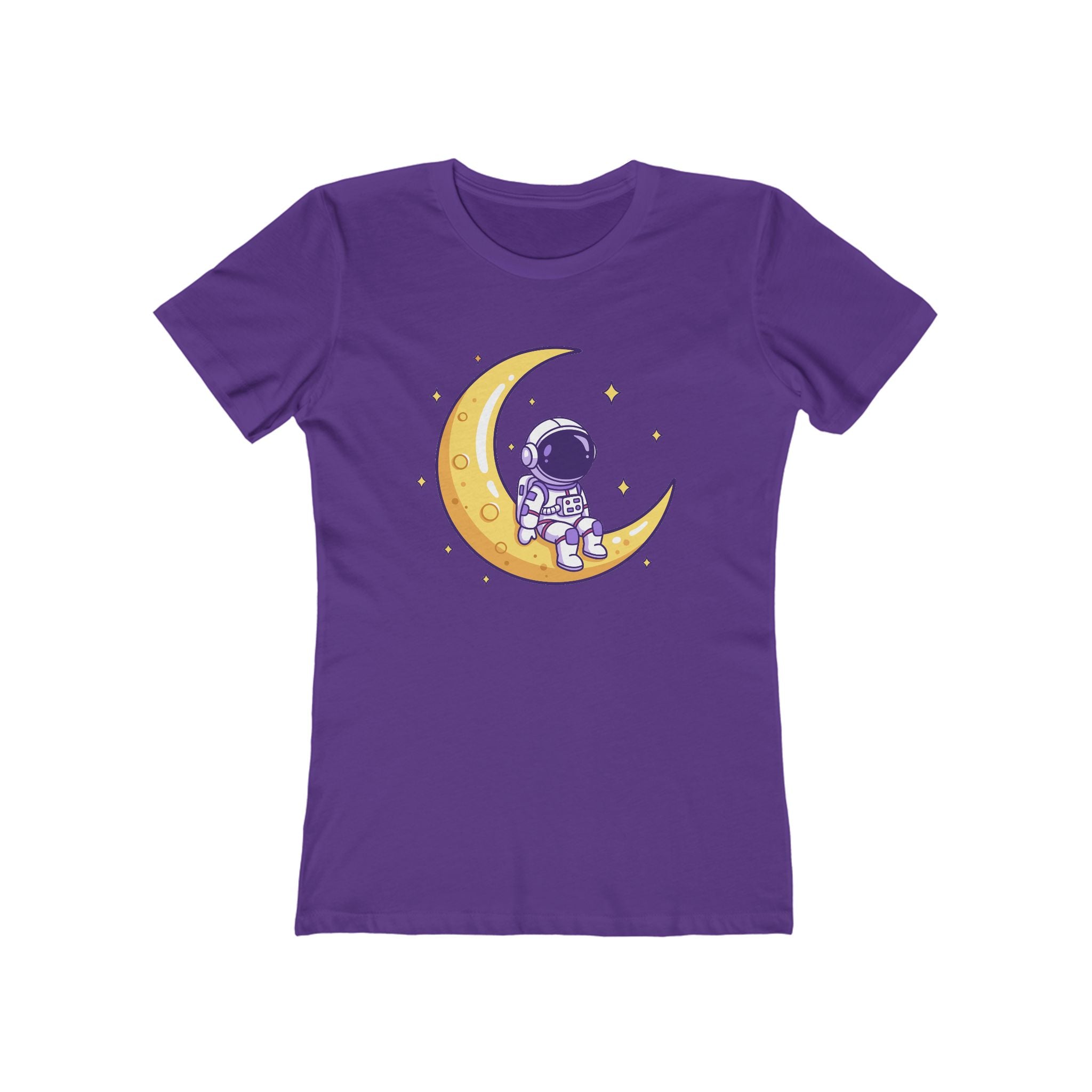 Moon Women's Tshirt, Lunar Graphic Tee, Celestial Shirt, Night Sky Top, Space Lover Gift