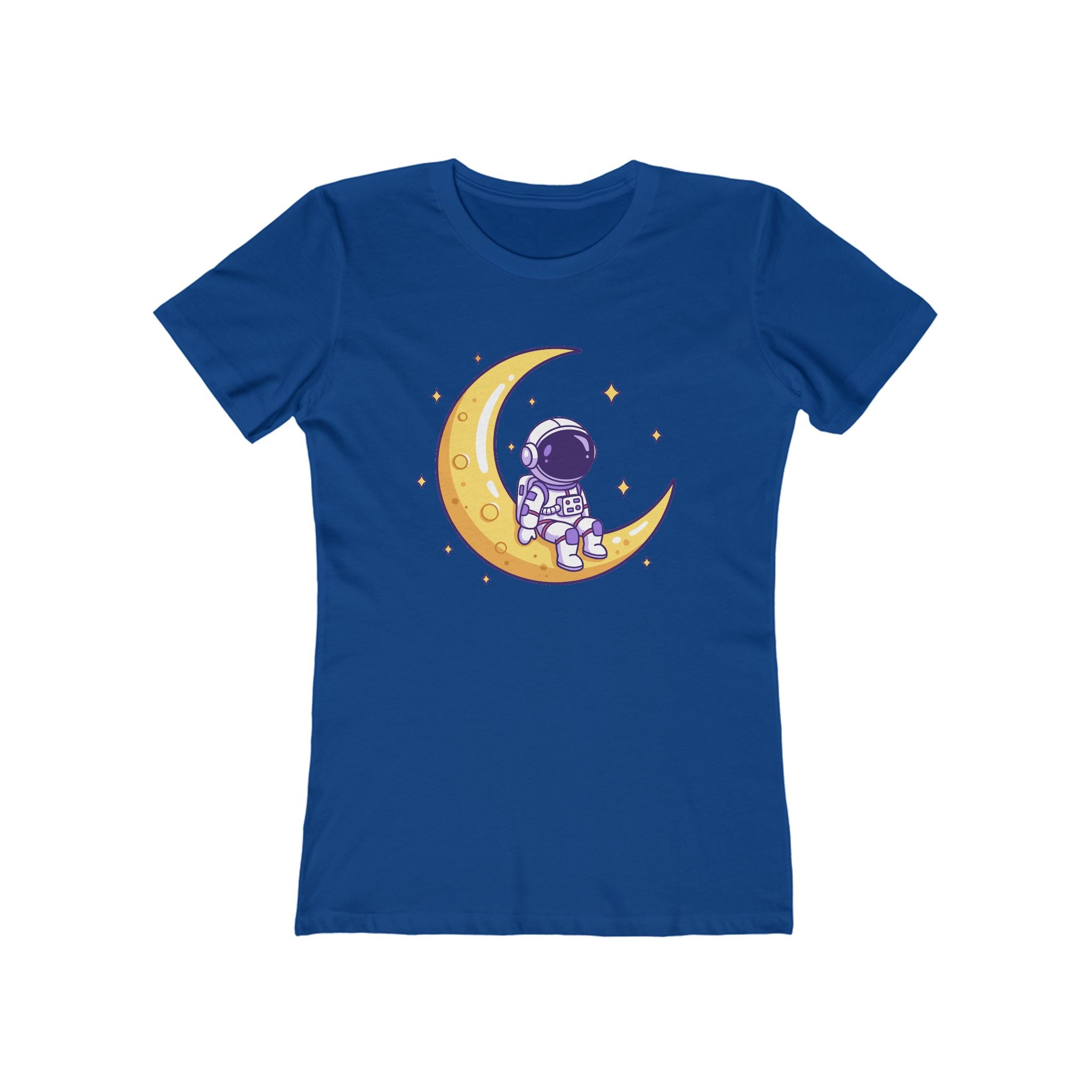 Moon Women's Tshirt, Lunar Graphic Tee, Celestial Shirt, Night Sky Top, Space Lover Gift