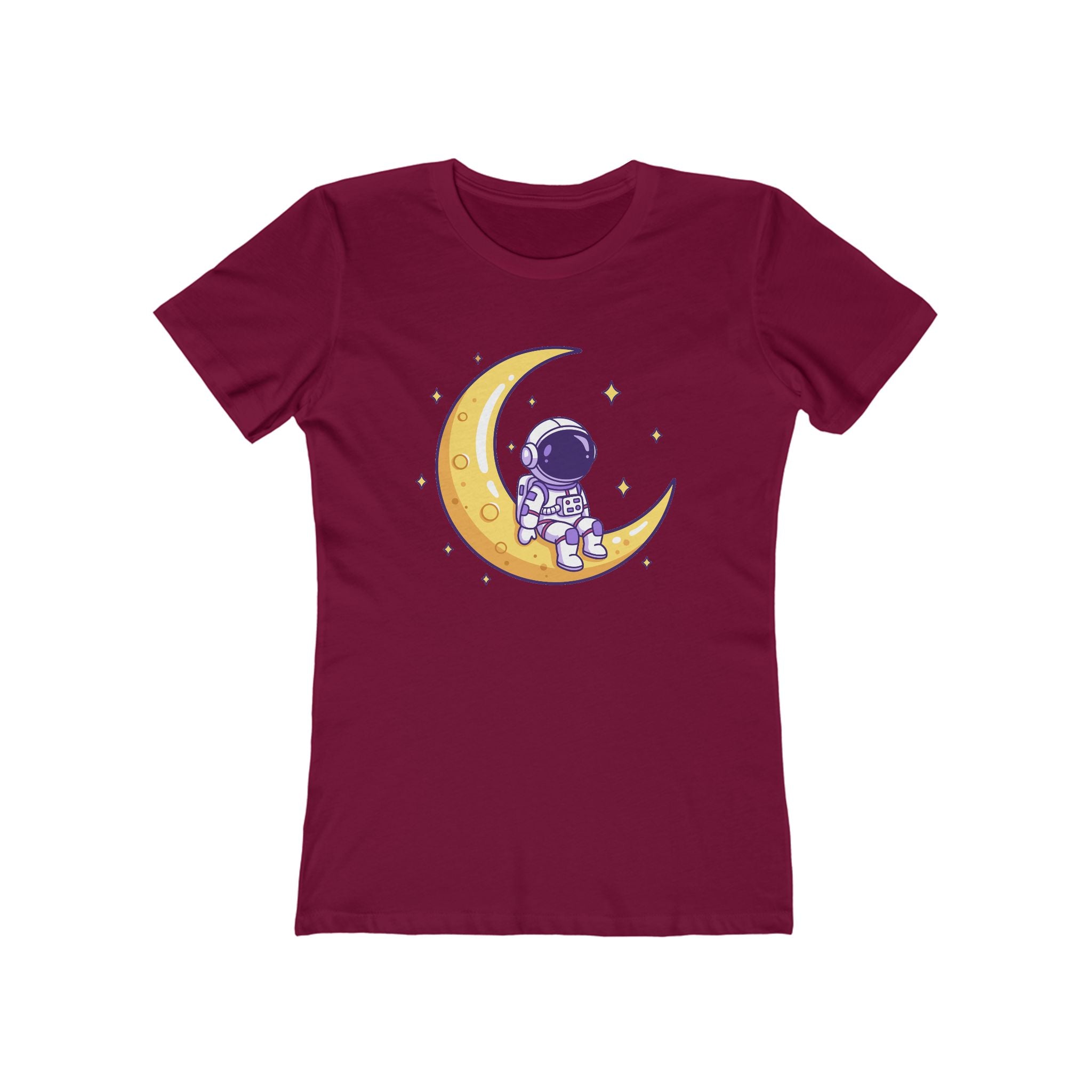 Moon Women's Tshirt, Lunar Graphic Tee, Celestial Shirt, Night Sky Top, Space Lover Gift