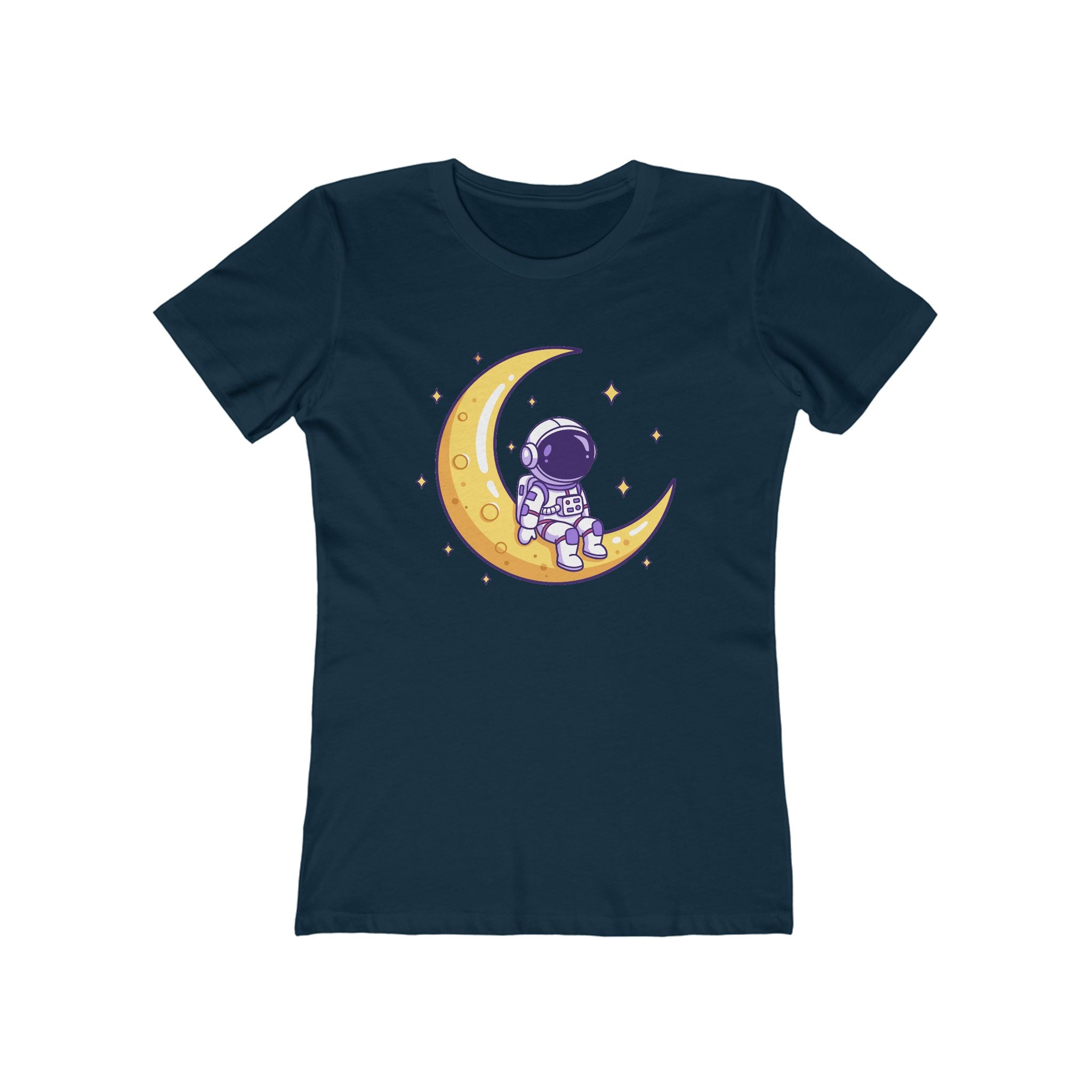 Moon Women's Tshirt, Lunar Graphic Tee, Celestial Shirt, Night Sky Top, Space Lover Gift