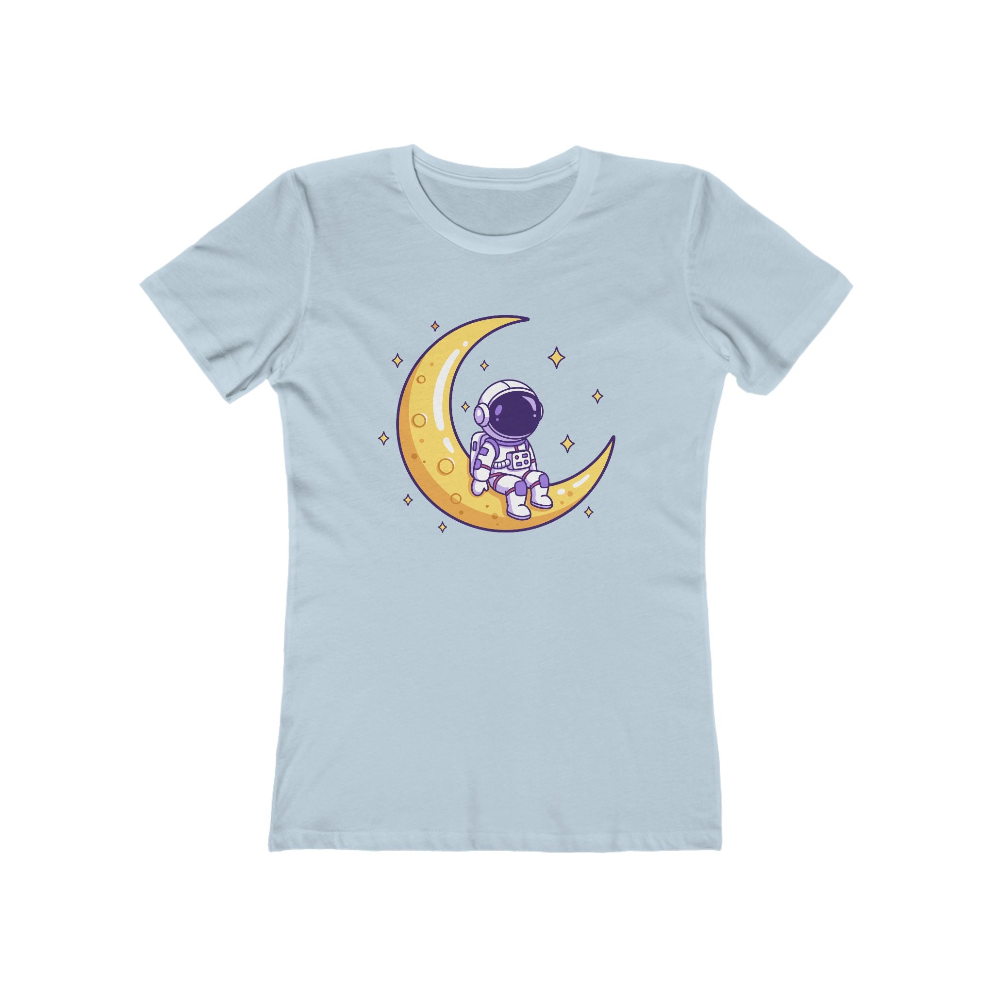 Moon Women's Tshirt, Lunar Graphic Tee, Celestial Shirt, Night Sky Top, Space Lover Gift